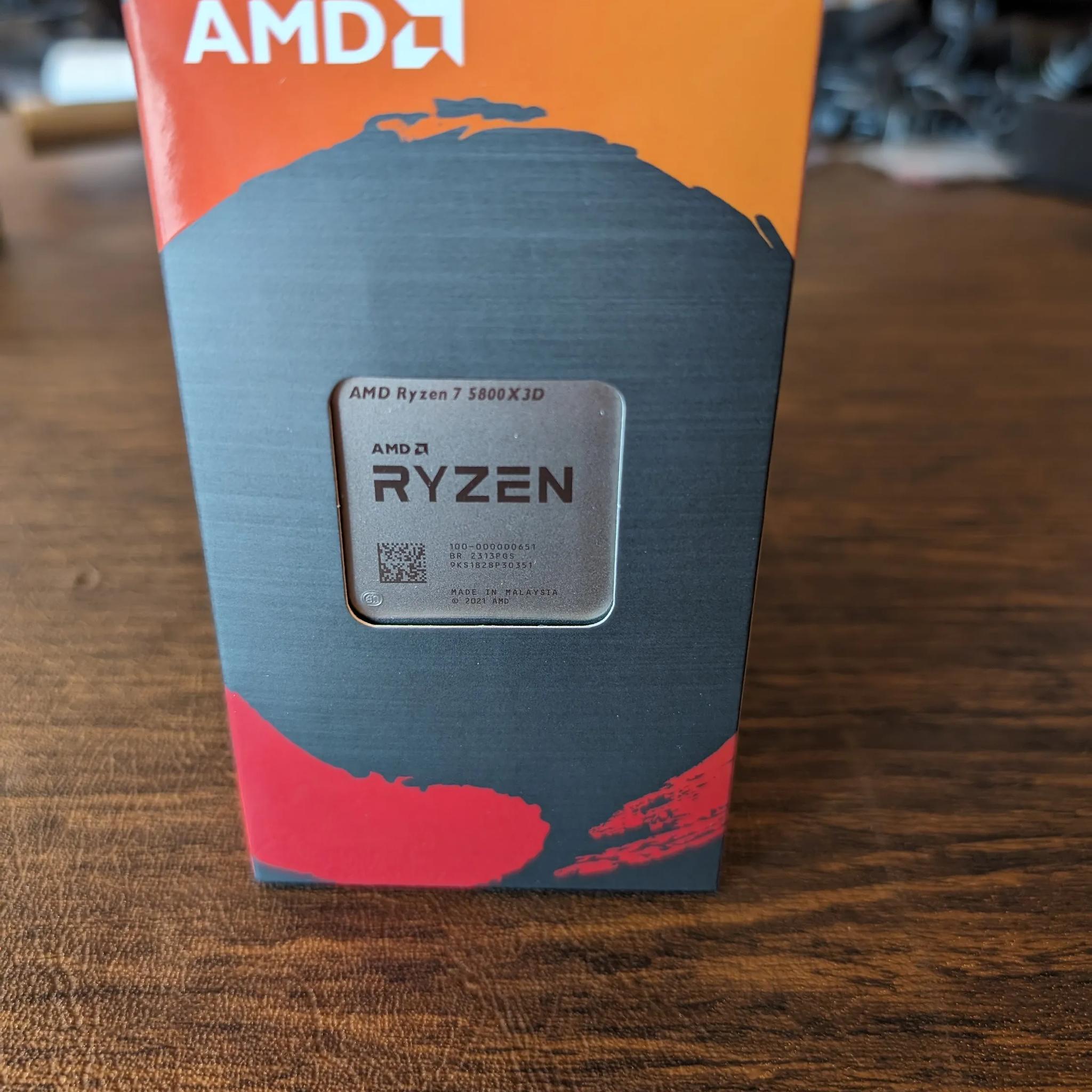 AMD Ryzen 7 5800X3D 8-Core 3.4 GHz Socket AM4 CPU - Brand New in Box / Sealed