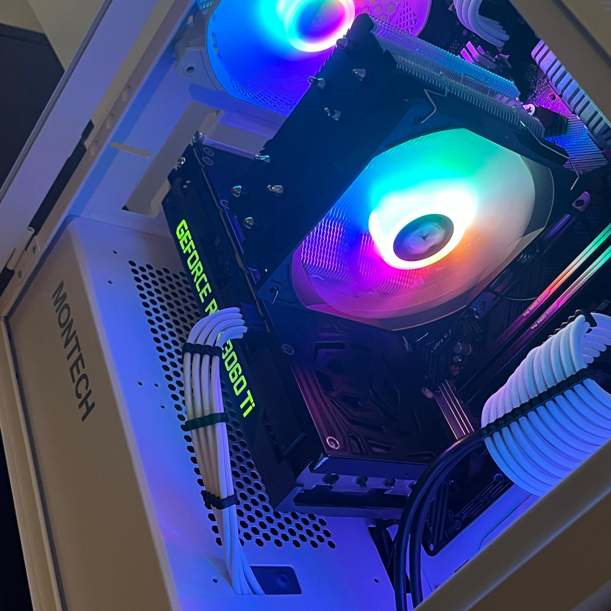 ⚫️⚪️Budget Gamer (ARGB) |Ryzen 5|32GB DDR4|3060 TI|512GB NVME SSD|Window 11 |Wifi and BT