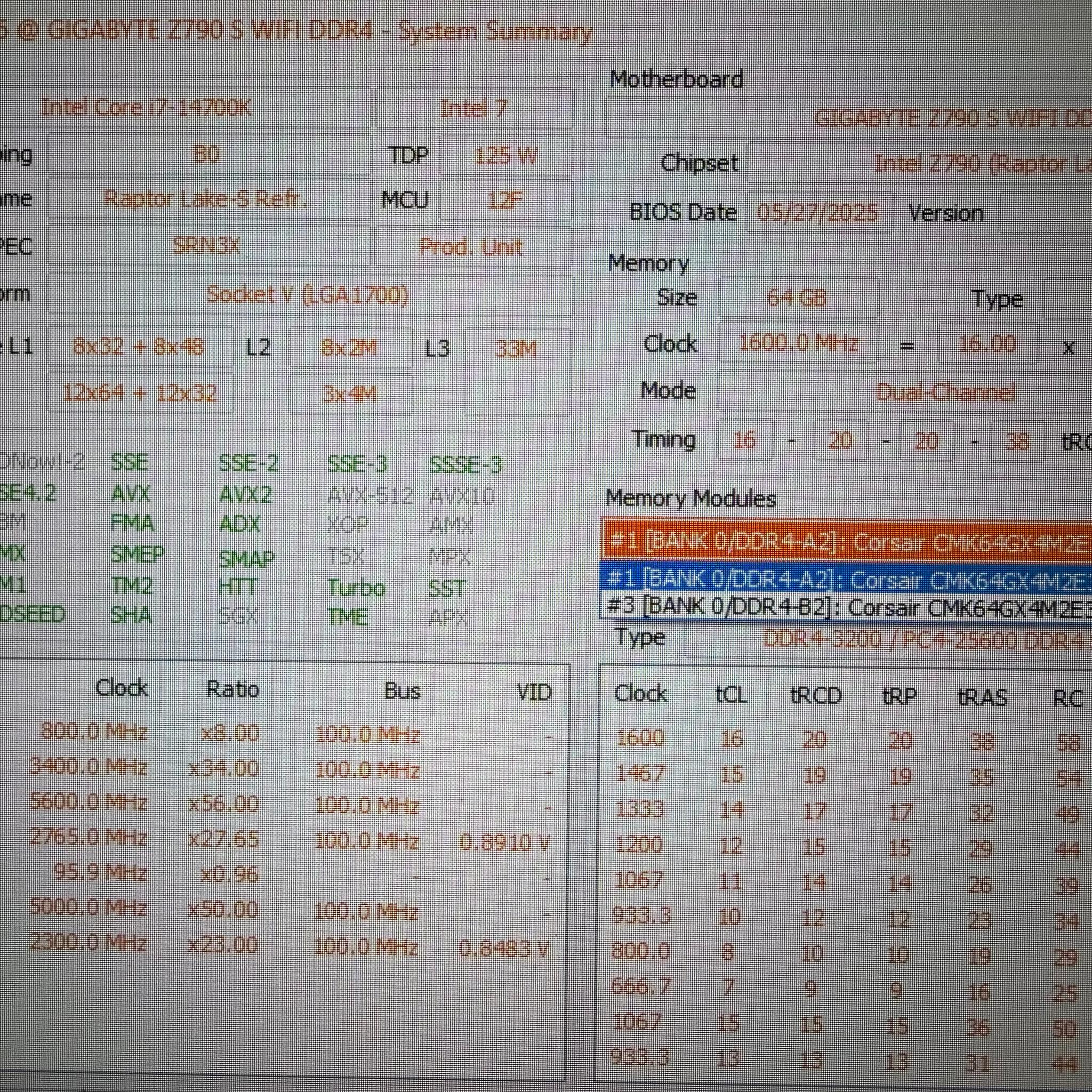 64 GB RAM RTX 5070 i7-14700k Gaming/AI Computer PC