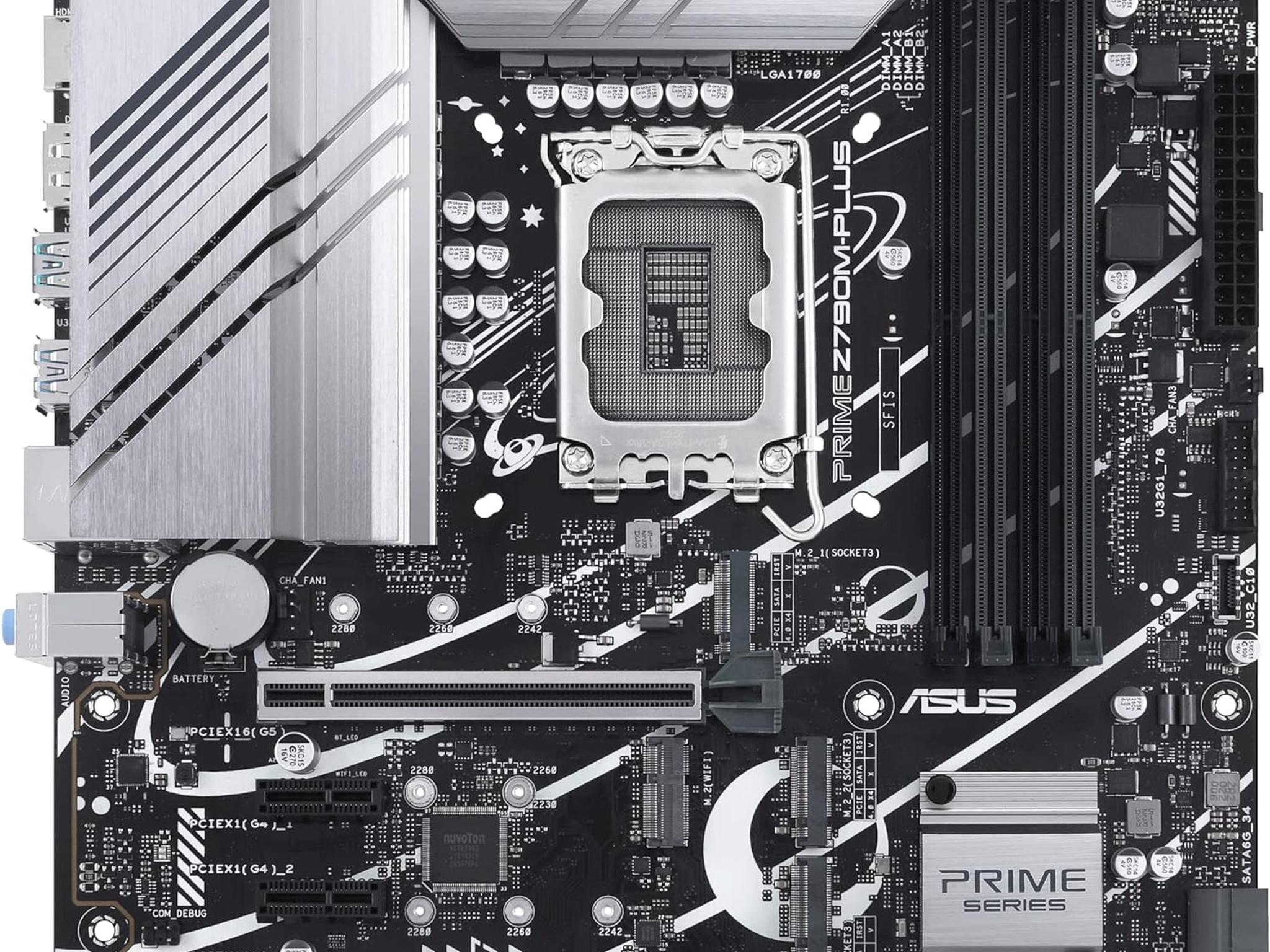 ASUS PRIME Z790M-PLUS Intel LGA 1700 DDR5 MircroATX Desktop Motherboard