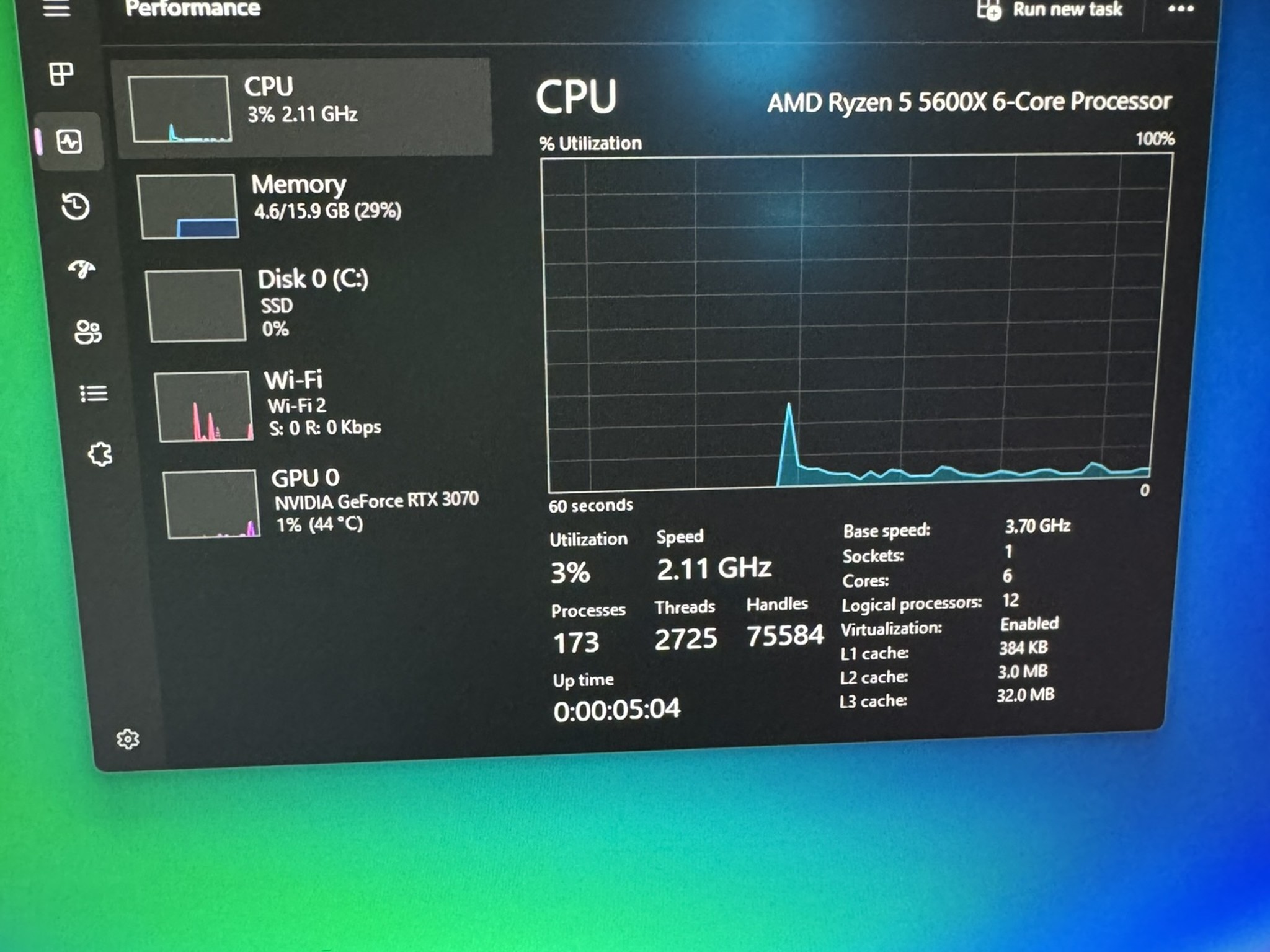 RTX 3070 | RYZEN 5600X | 1440P/1080P Gaming PC | WIFI