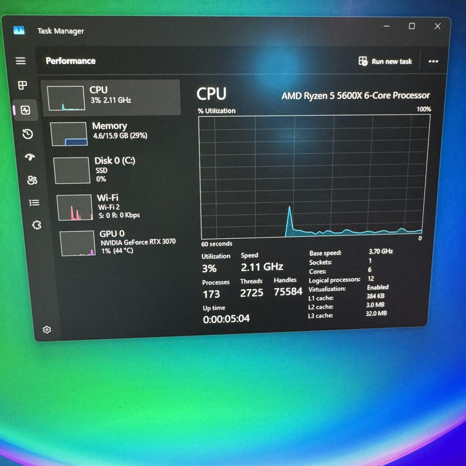 RTX 3070 | RYZEN 5600X | 1440P/1080P Gaming PC | WIFI