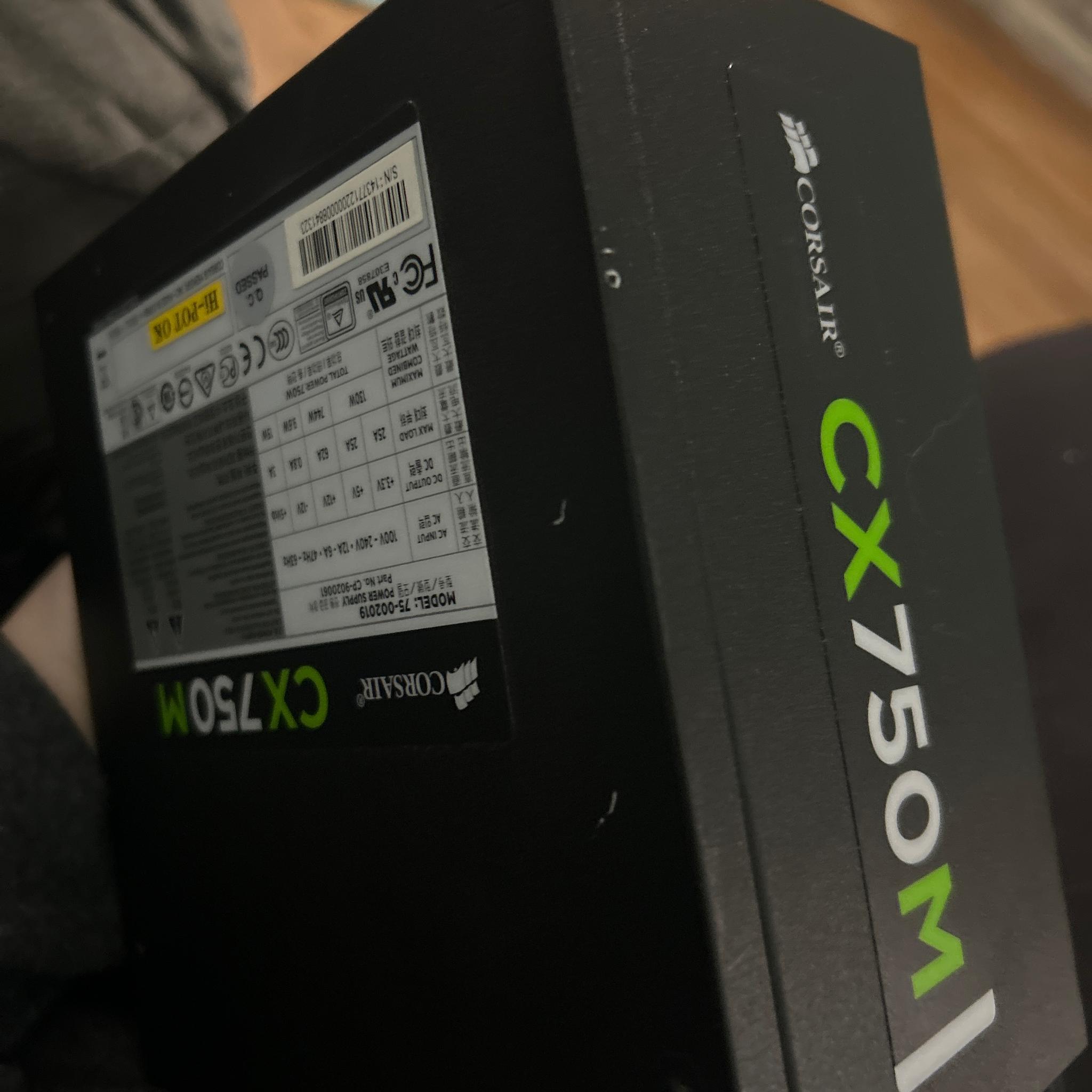 Corsair CX750M Power Supply