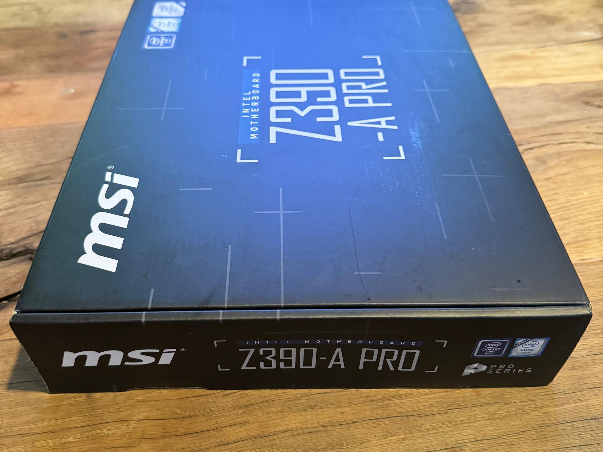 NEW IN BOX MSI Z390-A PRO LGA1151