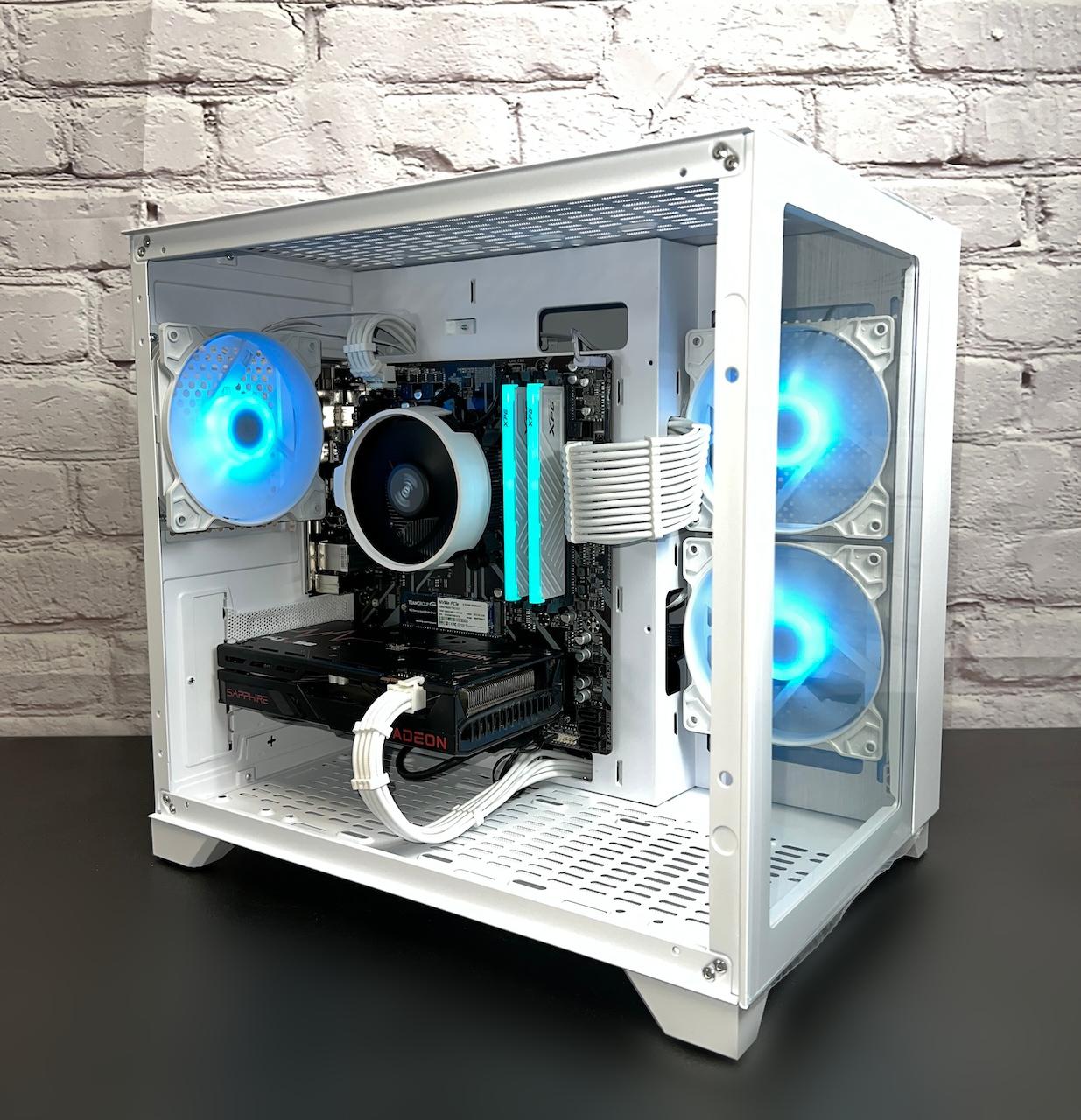 Ryzen 5 3600 RX 6600 16GB RAM 1TB M.2 Wifi 5 Bluetooth Window 10 Gaming PC