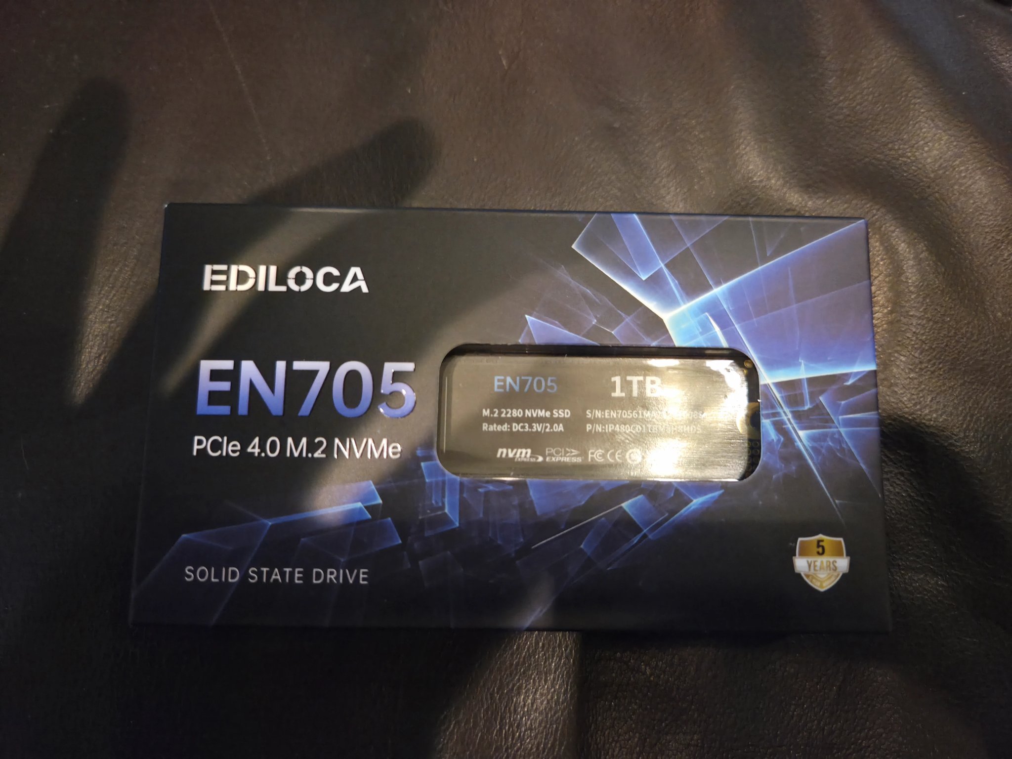 New 1TB PCIe 4.0 SSD - EDILOCA EN705