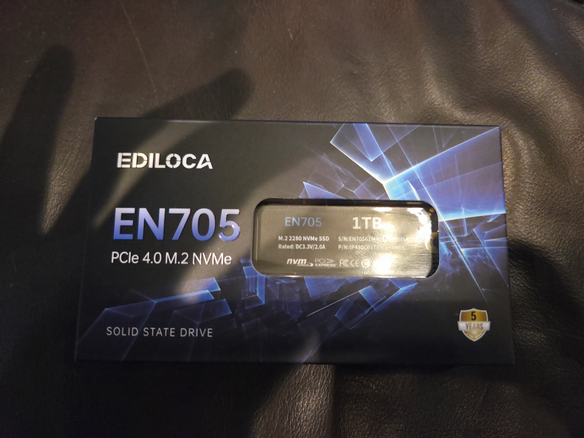 New 1TB PCIe 4.0 SSD - EDILOCA EN705