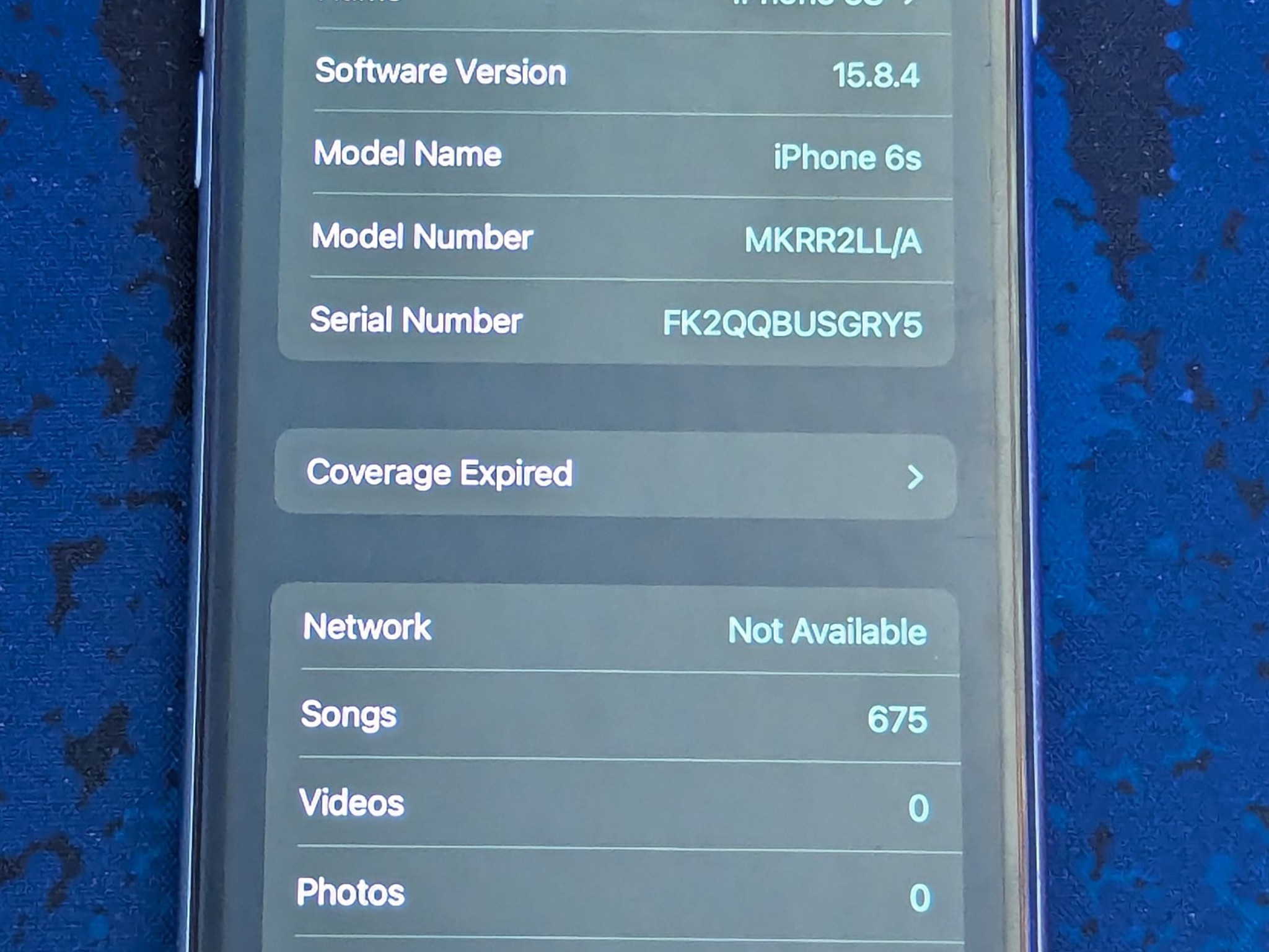 IPhone 6S - Black - 16GB