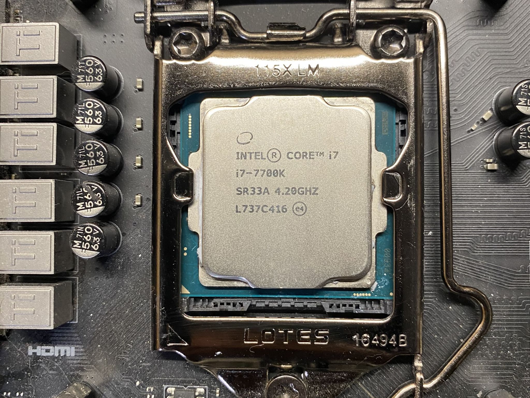 Combo: i7-7700K with Z270A Gaming M5 Motherboard