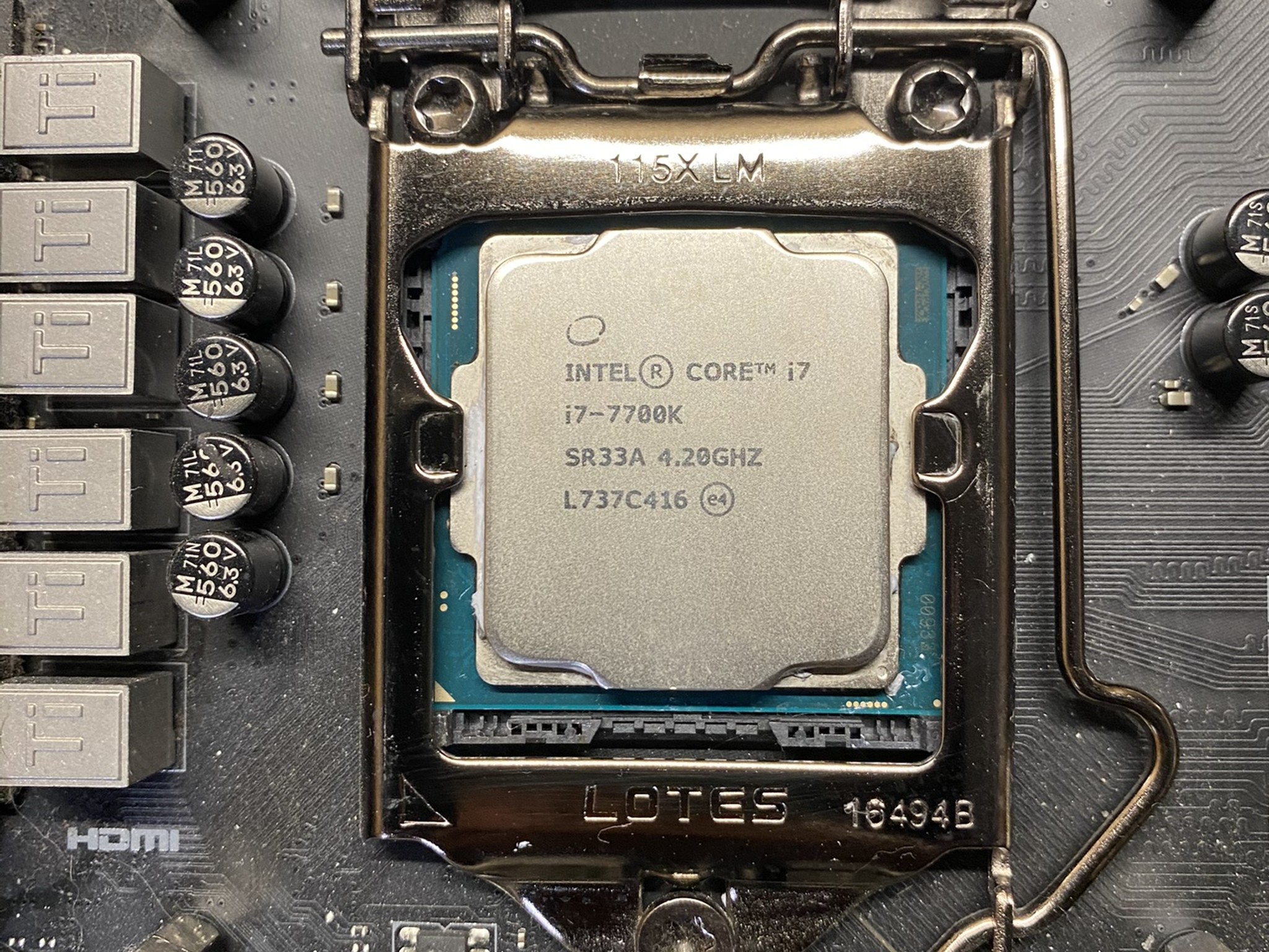 Combo: i7-7700K with Z270A Gaming M5 Motherboard