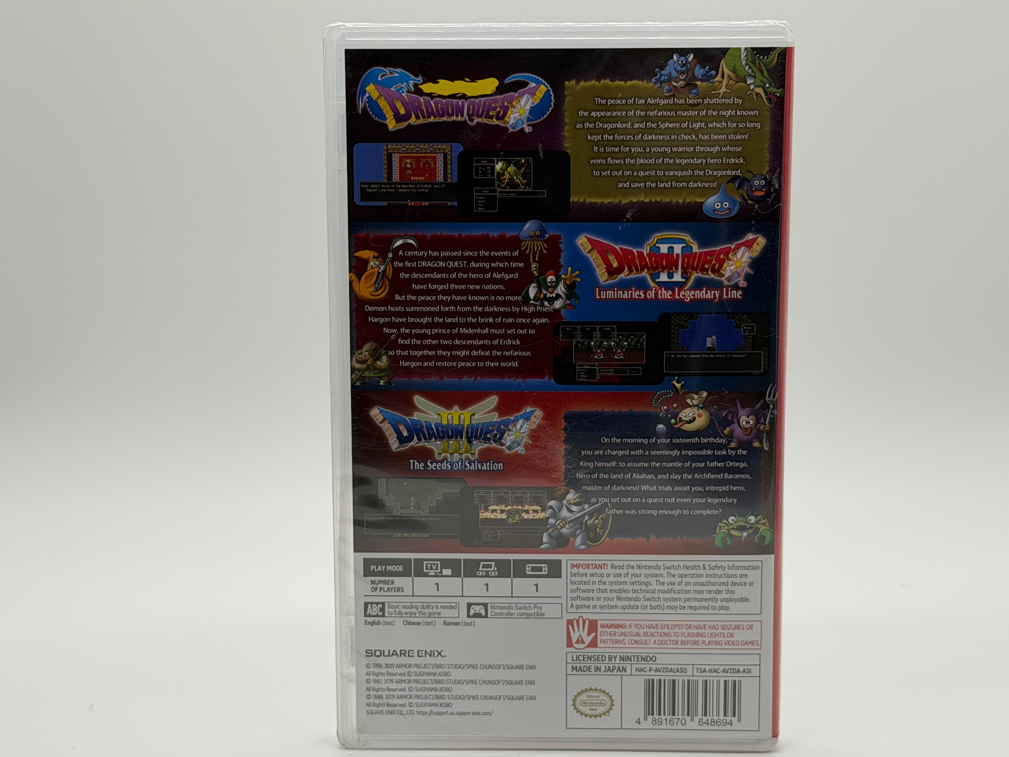 Nintendo Switch Dragon Quest 1Nintendo Switch Dragon Quest 1+2+3 Collection Game