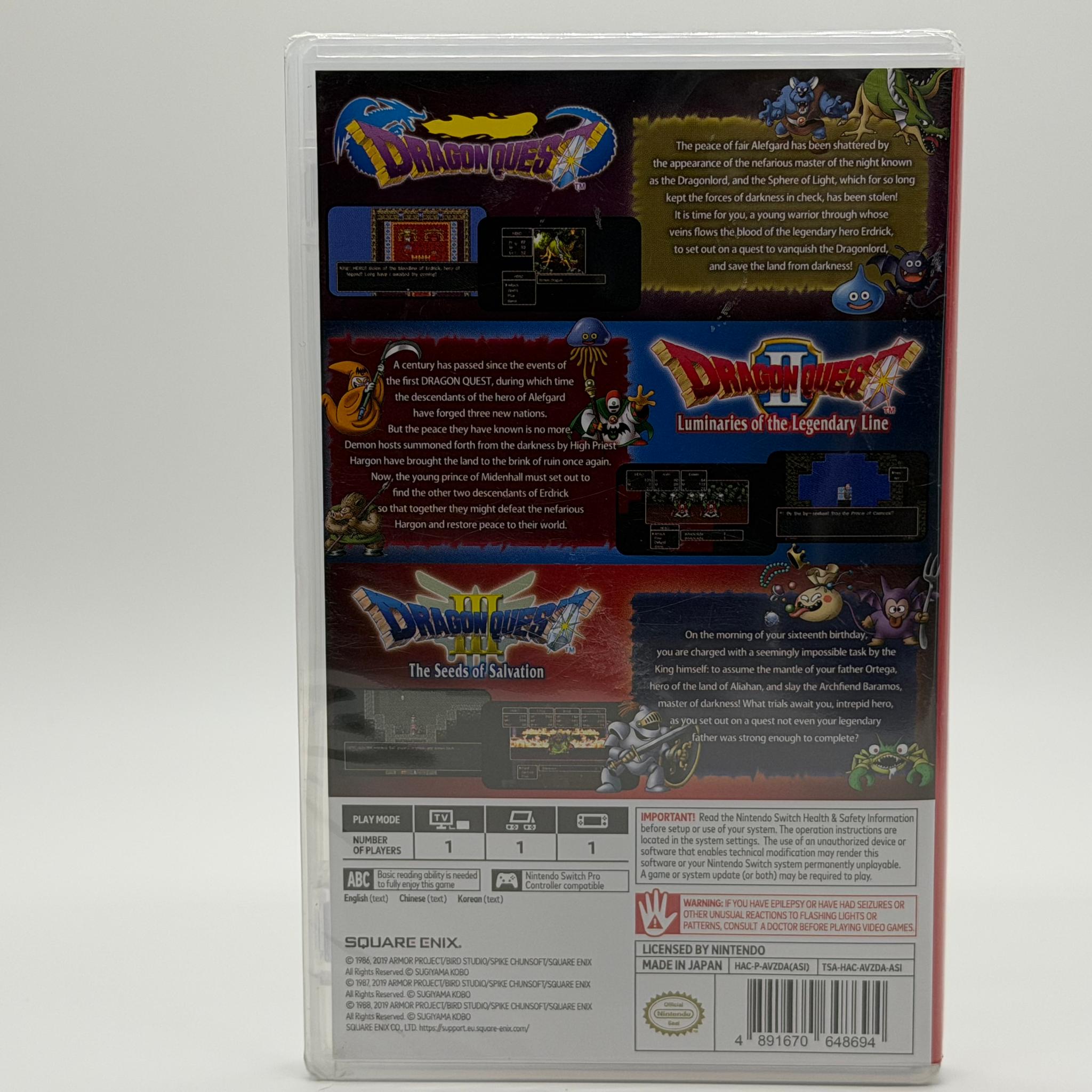 Nintendo Switch Dragon Quest 1Nintendo Switch Dragon Quest 1+2+3 Collection Game