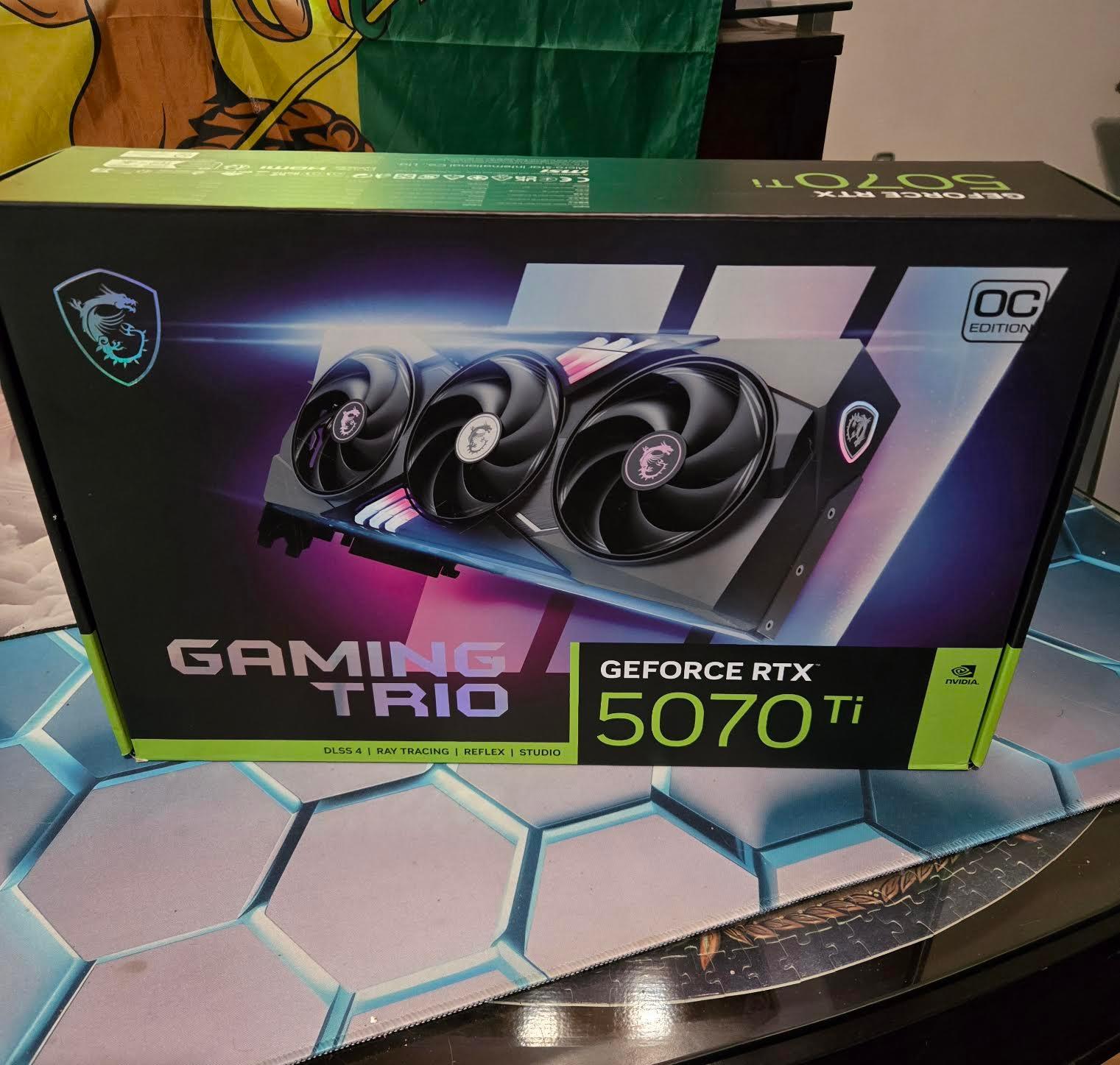 MSI GeForce RTX 5070 Ti 16G GAMING TRIO OC PLUS