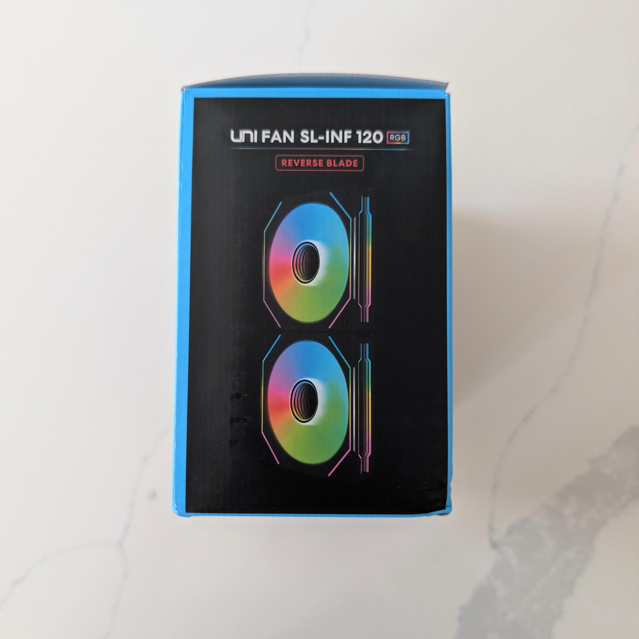 (3 pack) Lian Li Uni Fan SL-Inf 120 Reverse Blade