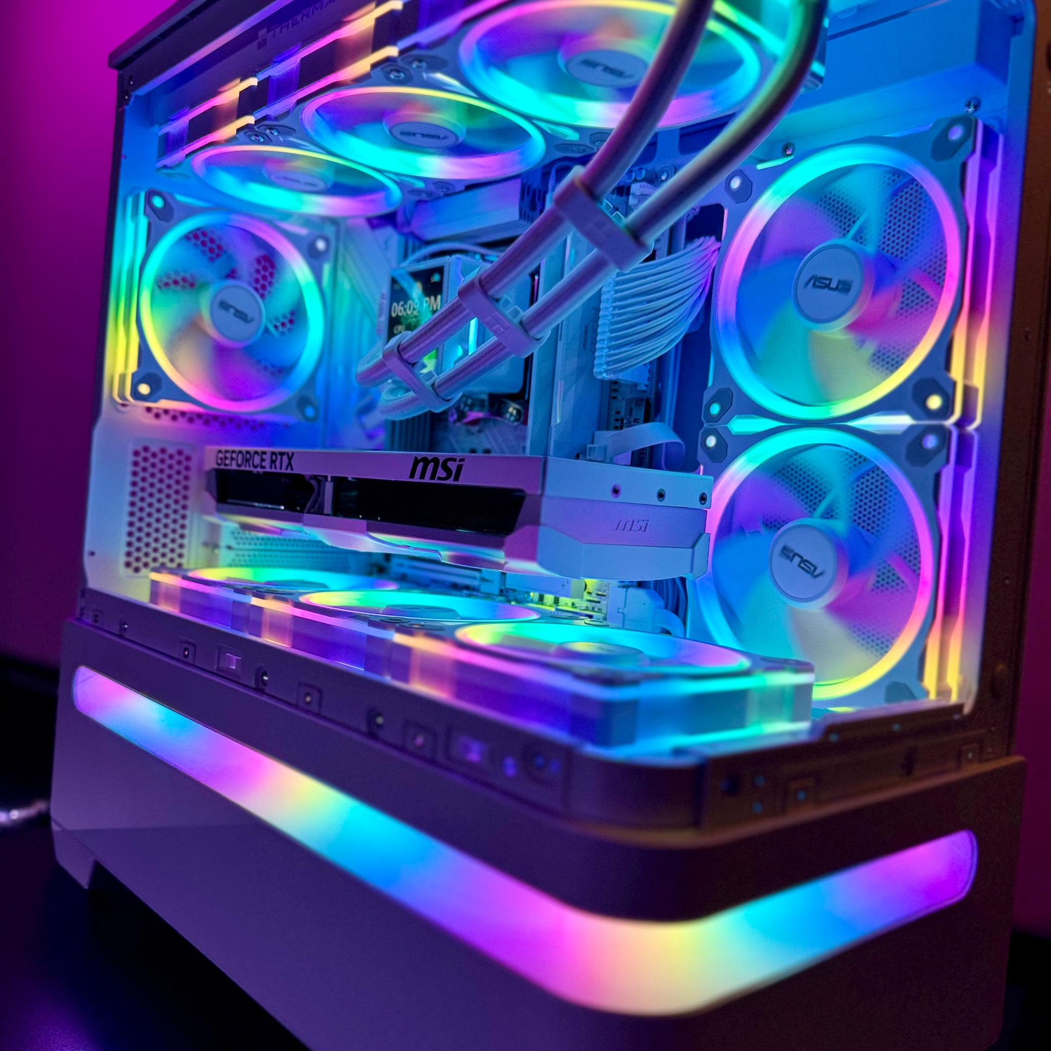 Shook PC Stay Frosty 💎 Ryzen 9850X3D | 5070 Ti OC 16GB | 32GB DDR5 6400MHz CL32 | 2TB SSD NVMe m.2