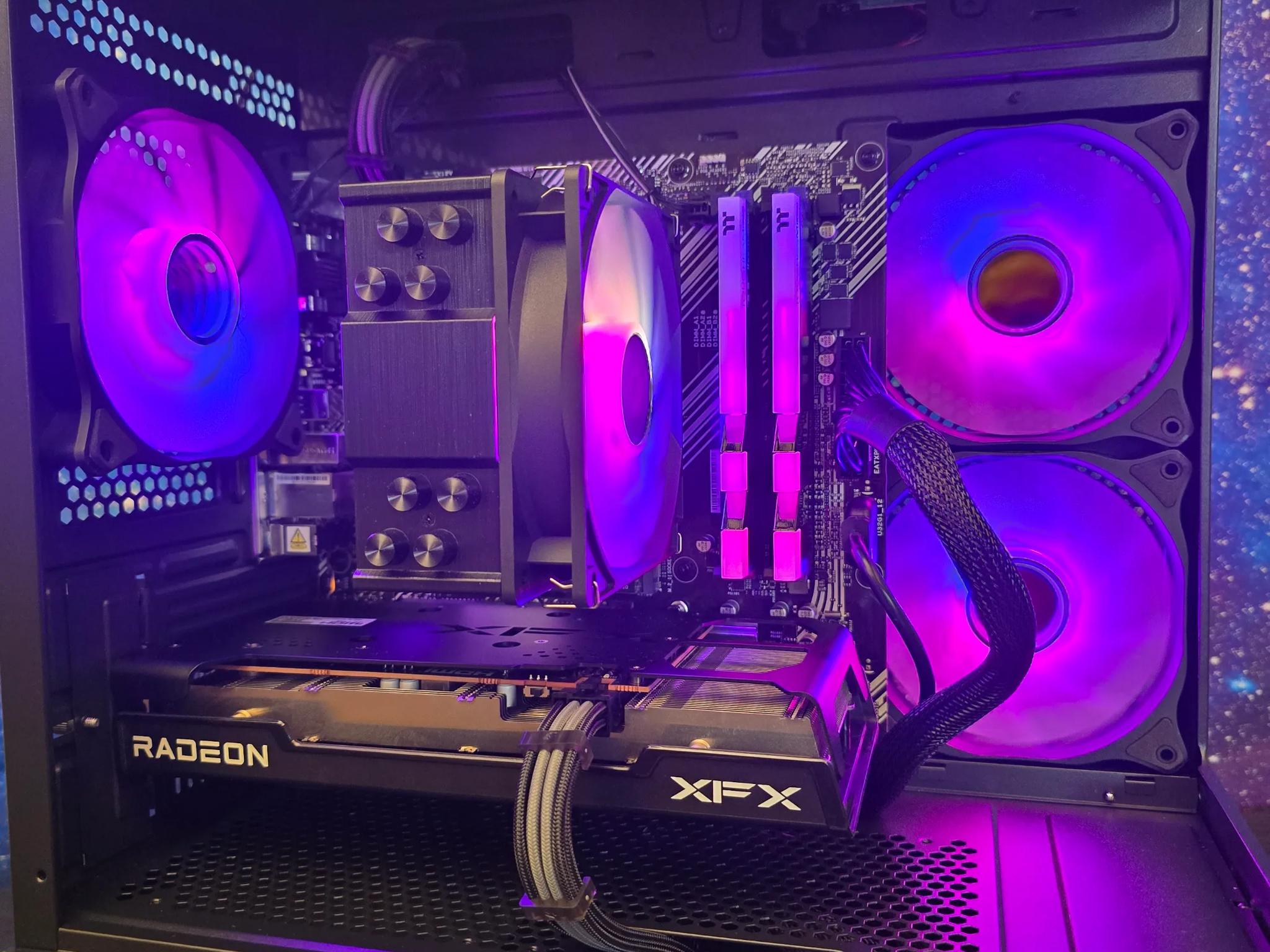 MID LEVEL 1080P PC | RX 6600 8GB | Ryzen 5 5500 | B550M | 16GB DDR4