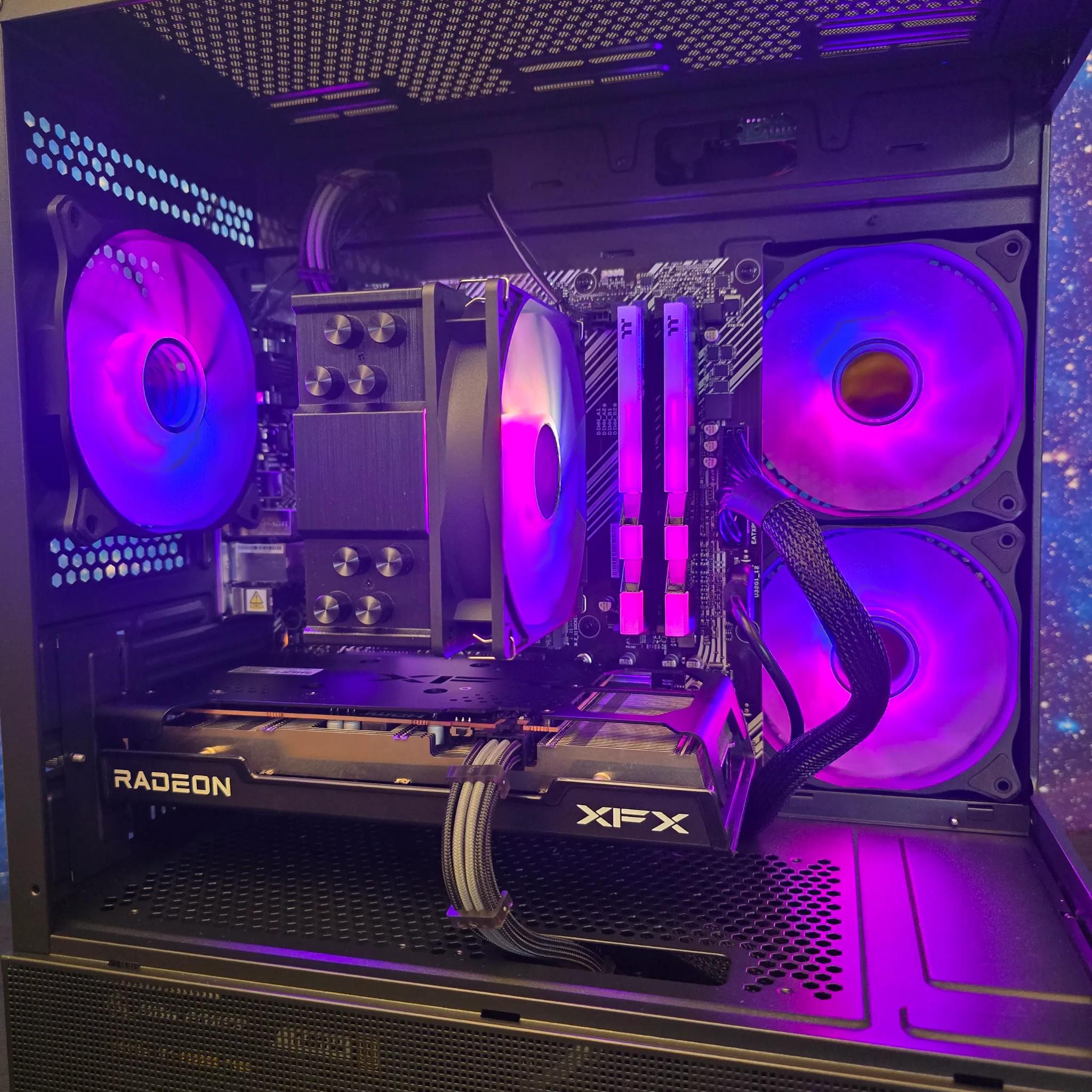 MID LEVEL 1080P PC | RX 6600 8GB | Ryzen 5 5500 | B550M | 16GB DDR4