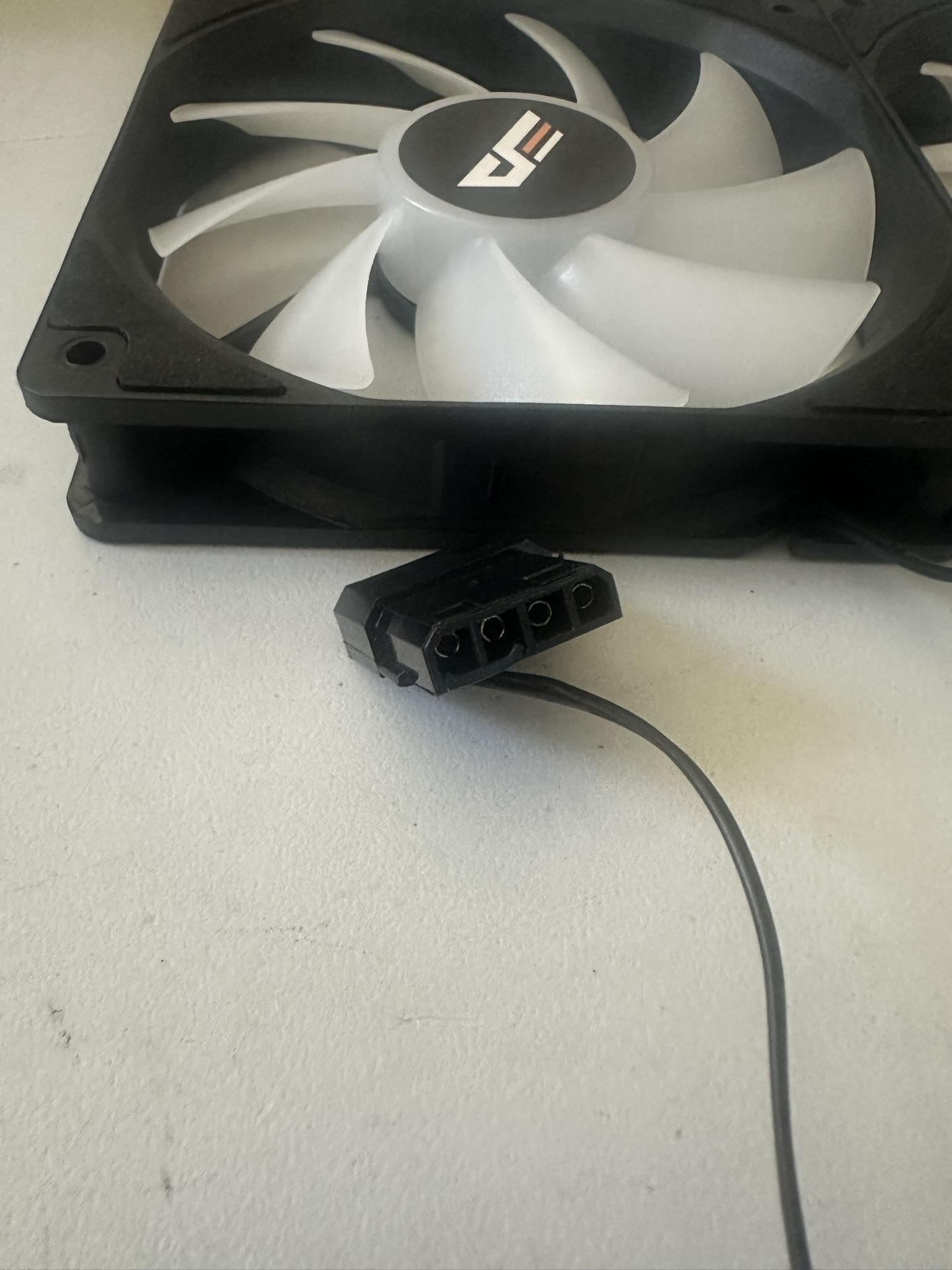 24 PC fans 120mm - mutiple brands - RGB & Non-RGB fans