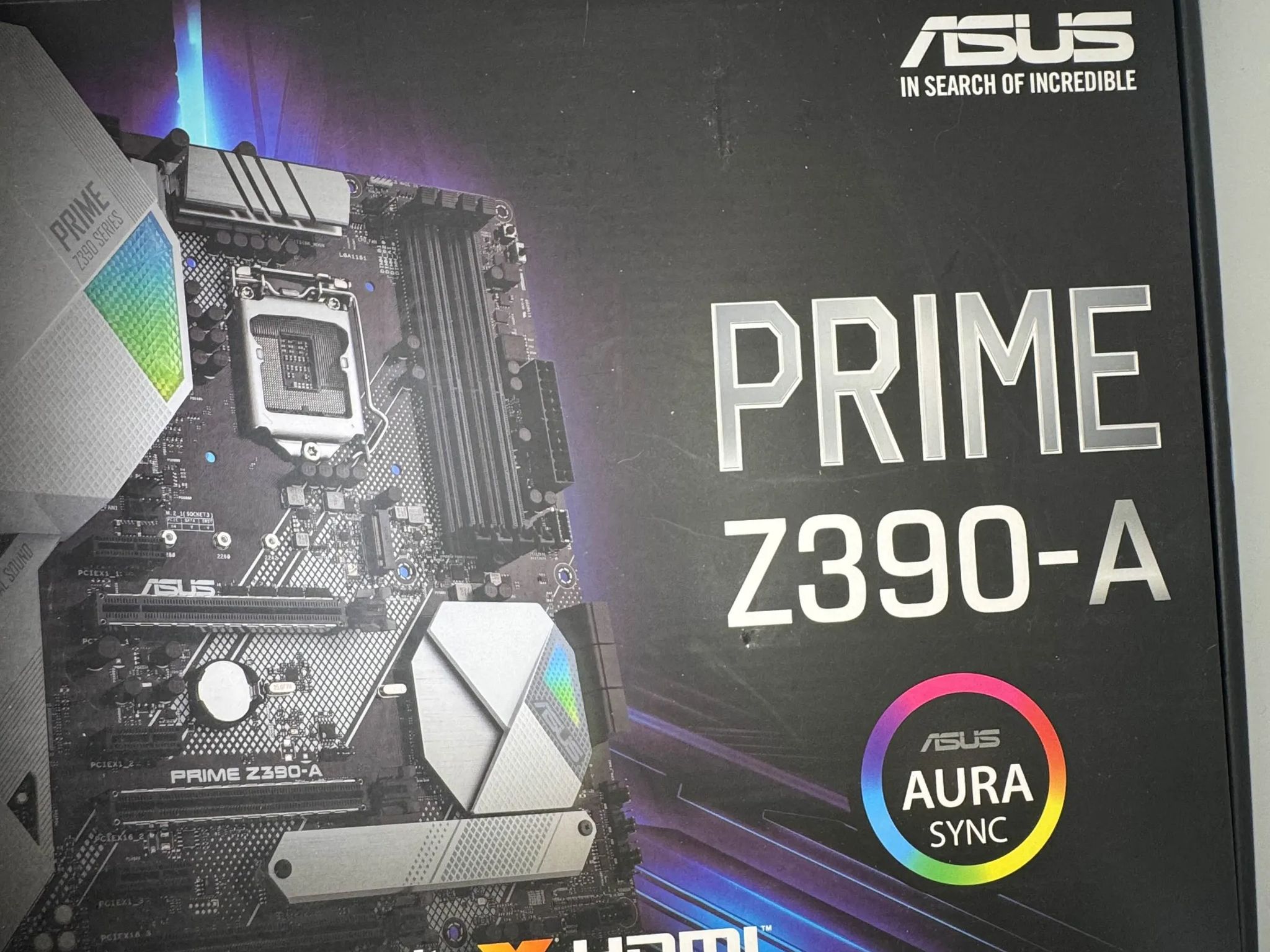 🖥️ Asus Prime Z390-A Motherboard – LGA 1151 – ATX – Intel 8th/9th Gen Ready