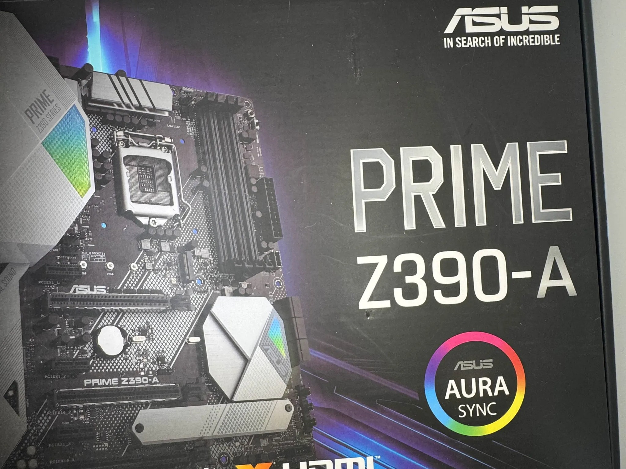 🖥️ Asus Prime Z390-A Motherboard – LGA 1151 – ATX – Intel 8th/9th Gen Ready