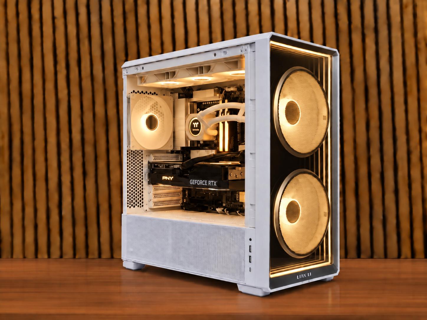 ❄ICE❄ V1 | RTX 5070TI 16GB| Ryzen 9800X3D | 32GB DDR5 | NVME | GOLD PSU | Windows 11 | LCD