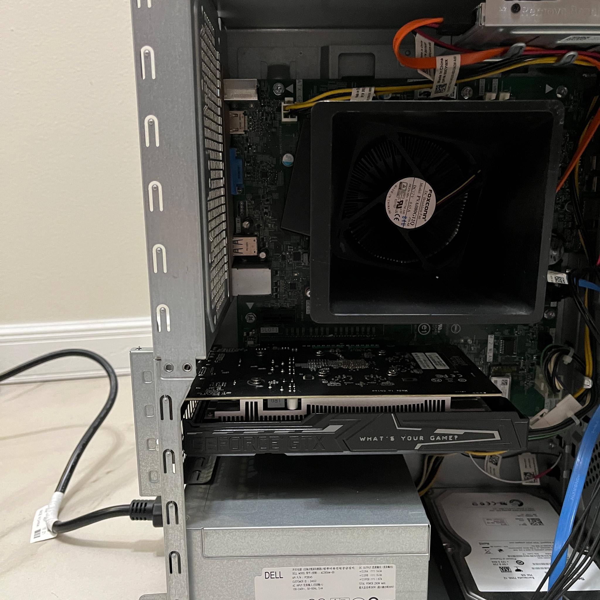 NVIDIA GTX 1650 4GB, Intel i3-8100, 12GB RAM, 1 TB Storage, Dell Gaming PC w/ Wi-Fi & BT