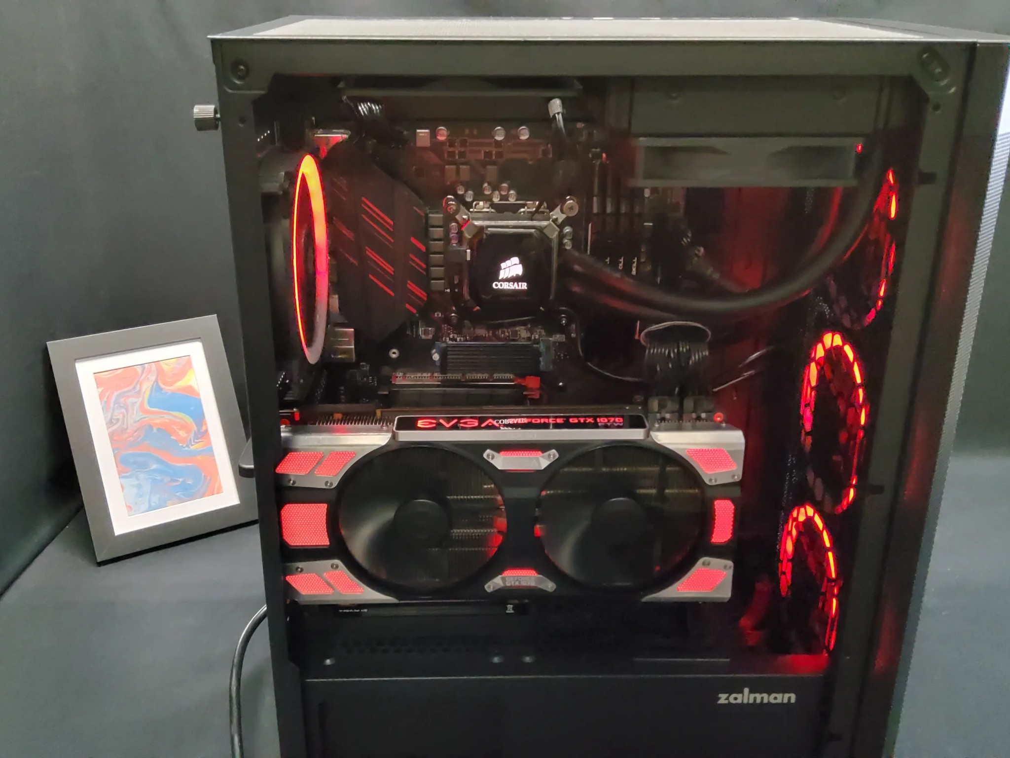 Intel i5 8600k Liquid Cooled-EVGA 1070FTW