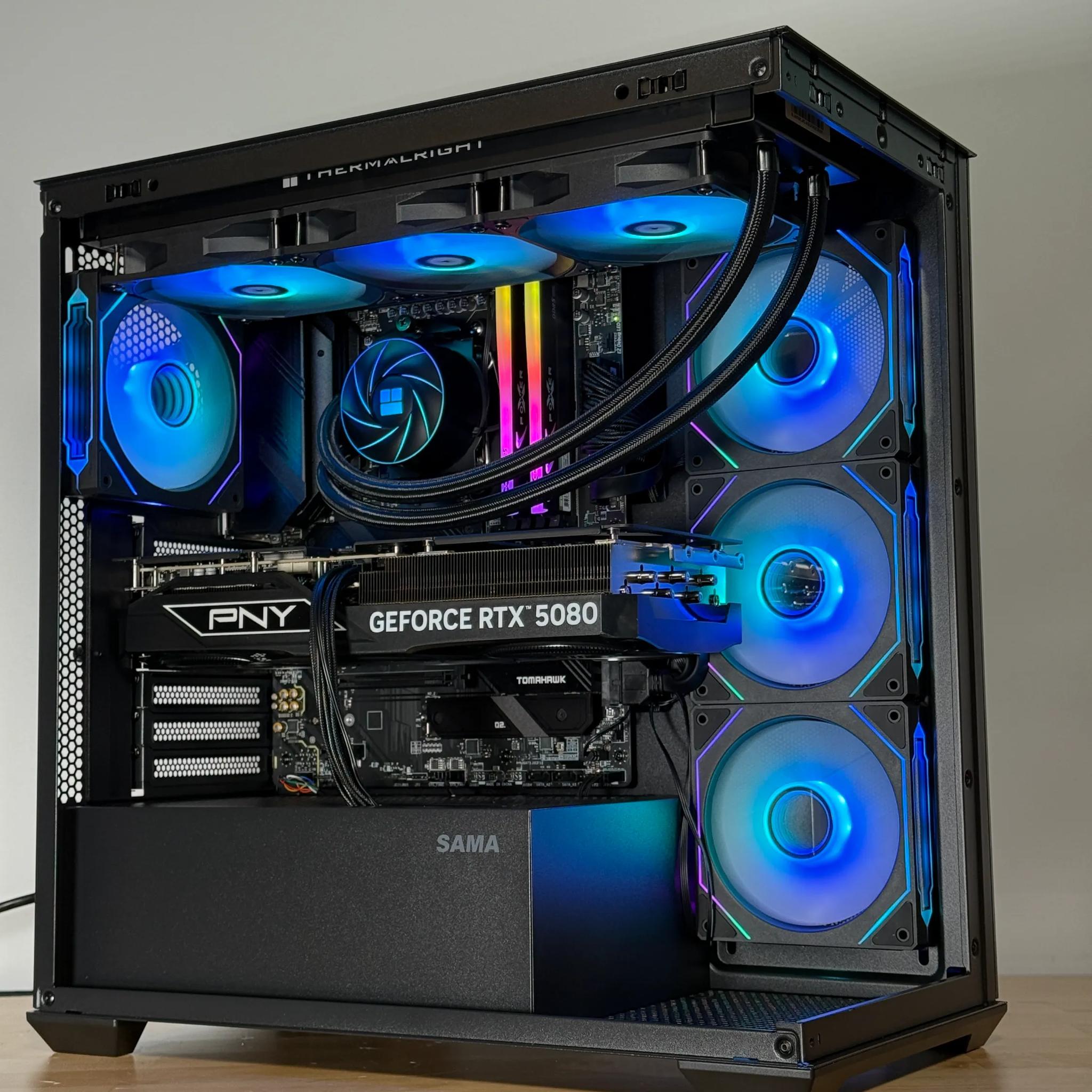 RTX 5080 Ryzen 9 9900x Gaming PC