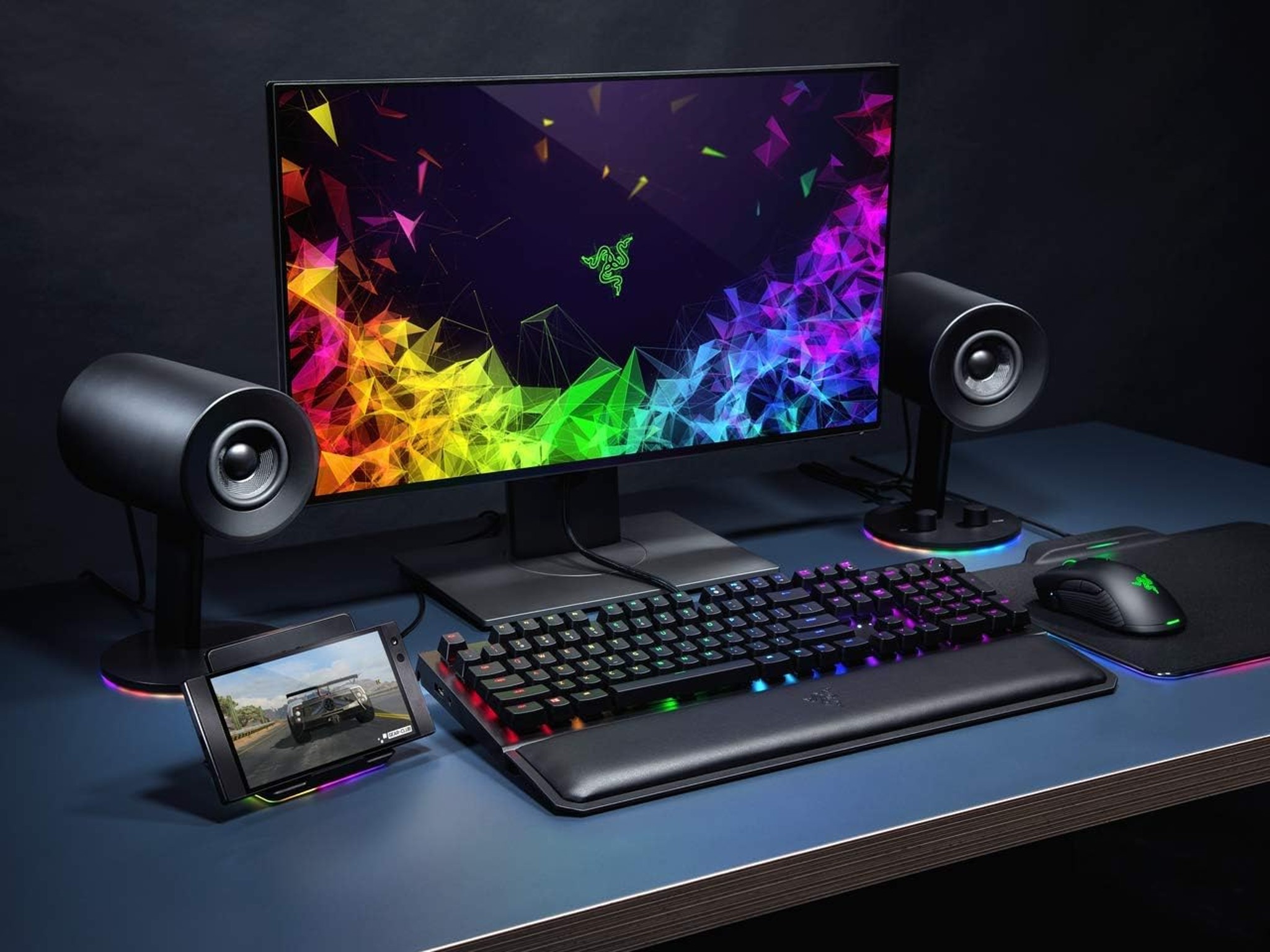 Razer - Nommo V2 X Full-Range 2.0 PC Gaming Speakers (2 Piece) - Black