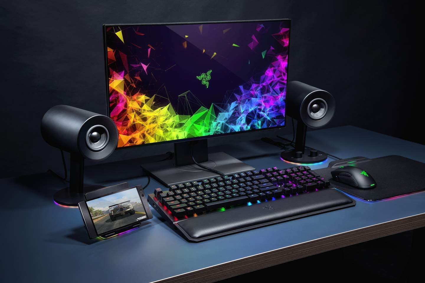 Razer - Nommo V2 X Full-Range 2.0 PC Gaming Speakers (2 Piece) - Black