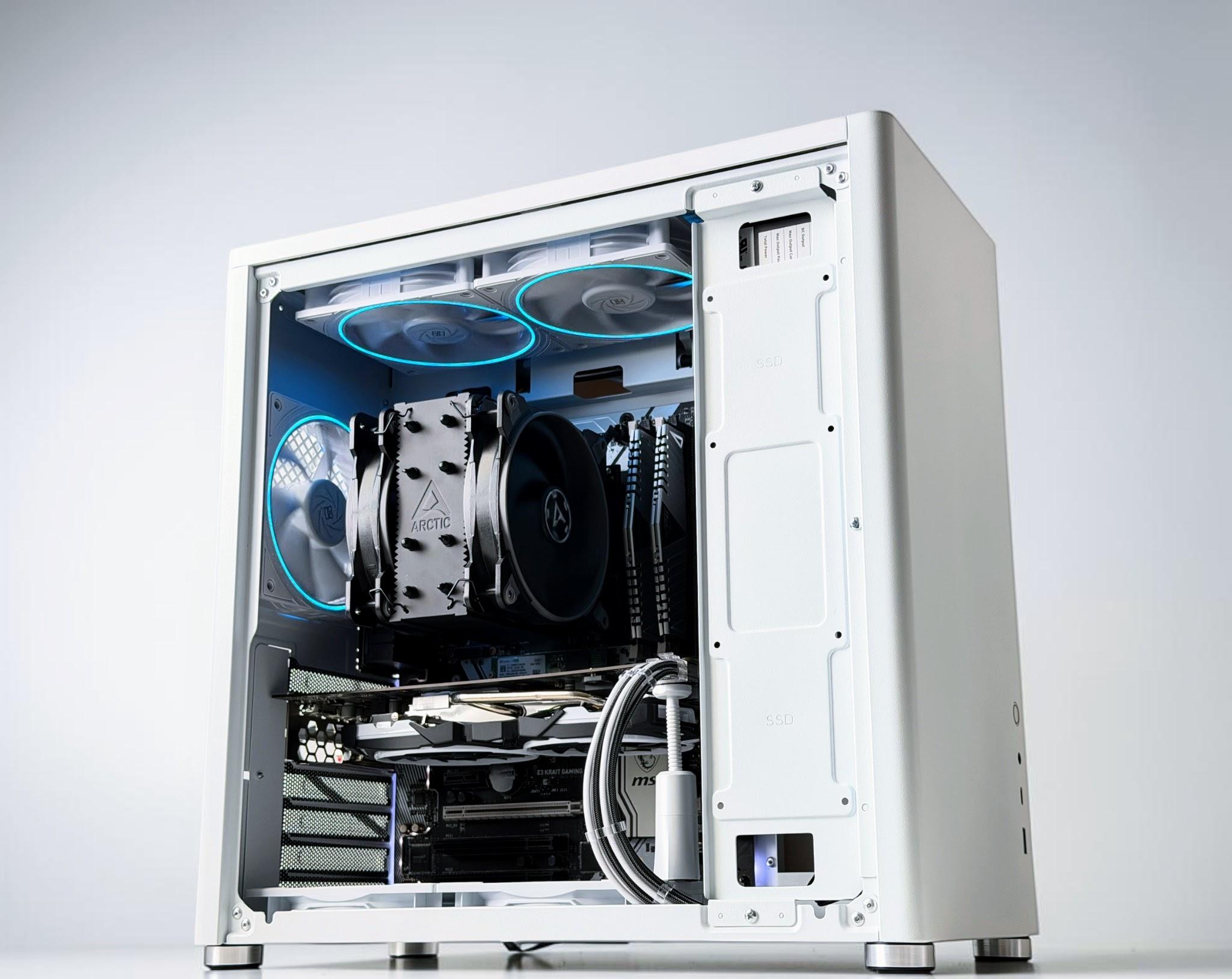 🤖 ❄️Starter Gaming PC❄️AMD RX 480 8GB❄️Intel Xeon 1240 V5 ( EQ=i7 6700)❄️16GB DDR4❄️512GB