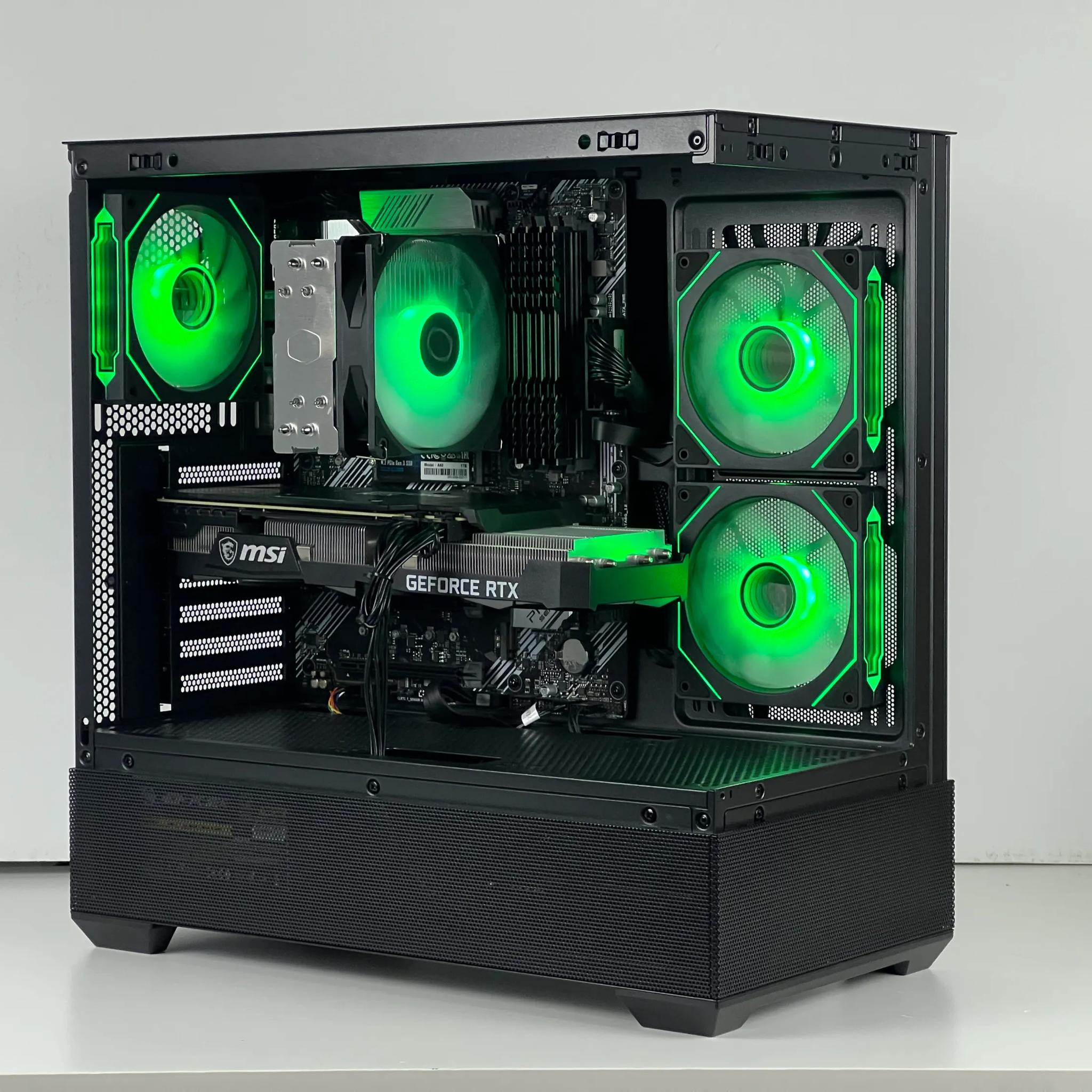 Clean Black Gaming PC | RTX 3070 | Ryzen 5 5600 | 1TB SSD | 32GB RAM