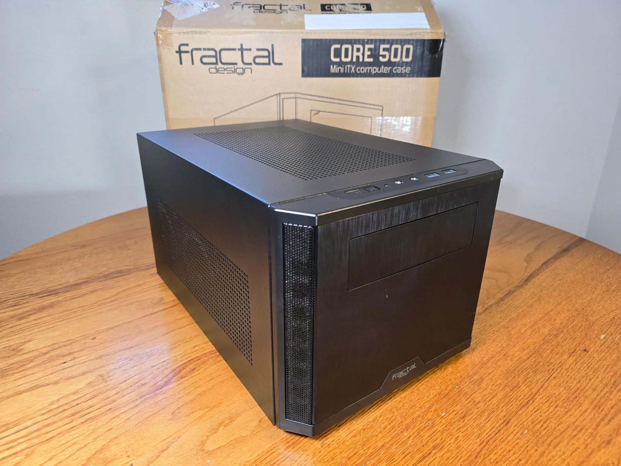 Fractal Design Core 500 Mini ITX Desktop Case *Includes (1) 140mm fan!*