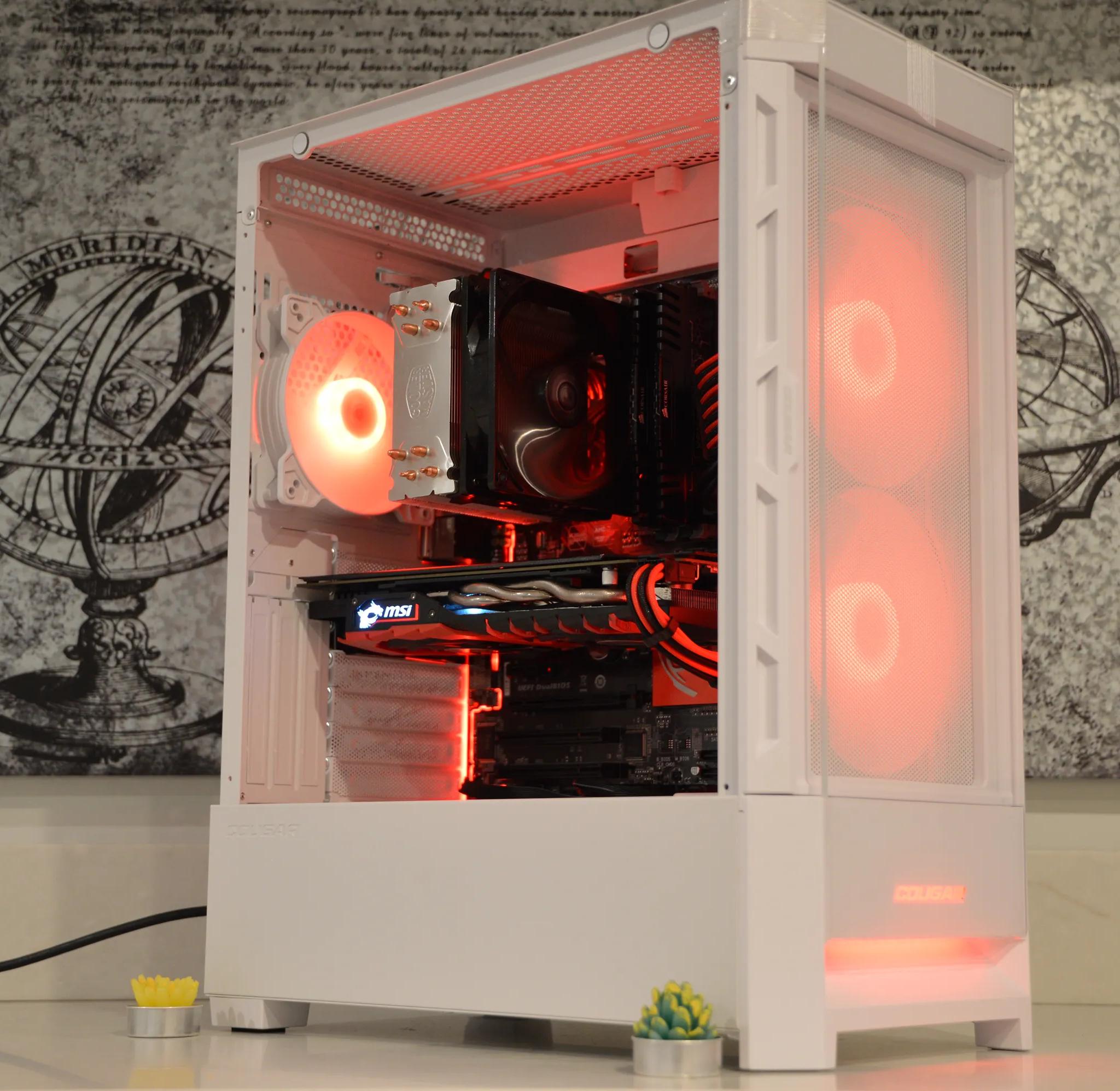 🔴🟣⚪️ Scarlet Snow ⚪️🟣🔴| Intel Core i5 4670K | NVIDIA GTX 1060 6GB | 16 GB RAM | 1TB SSD |