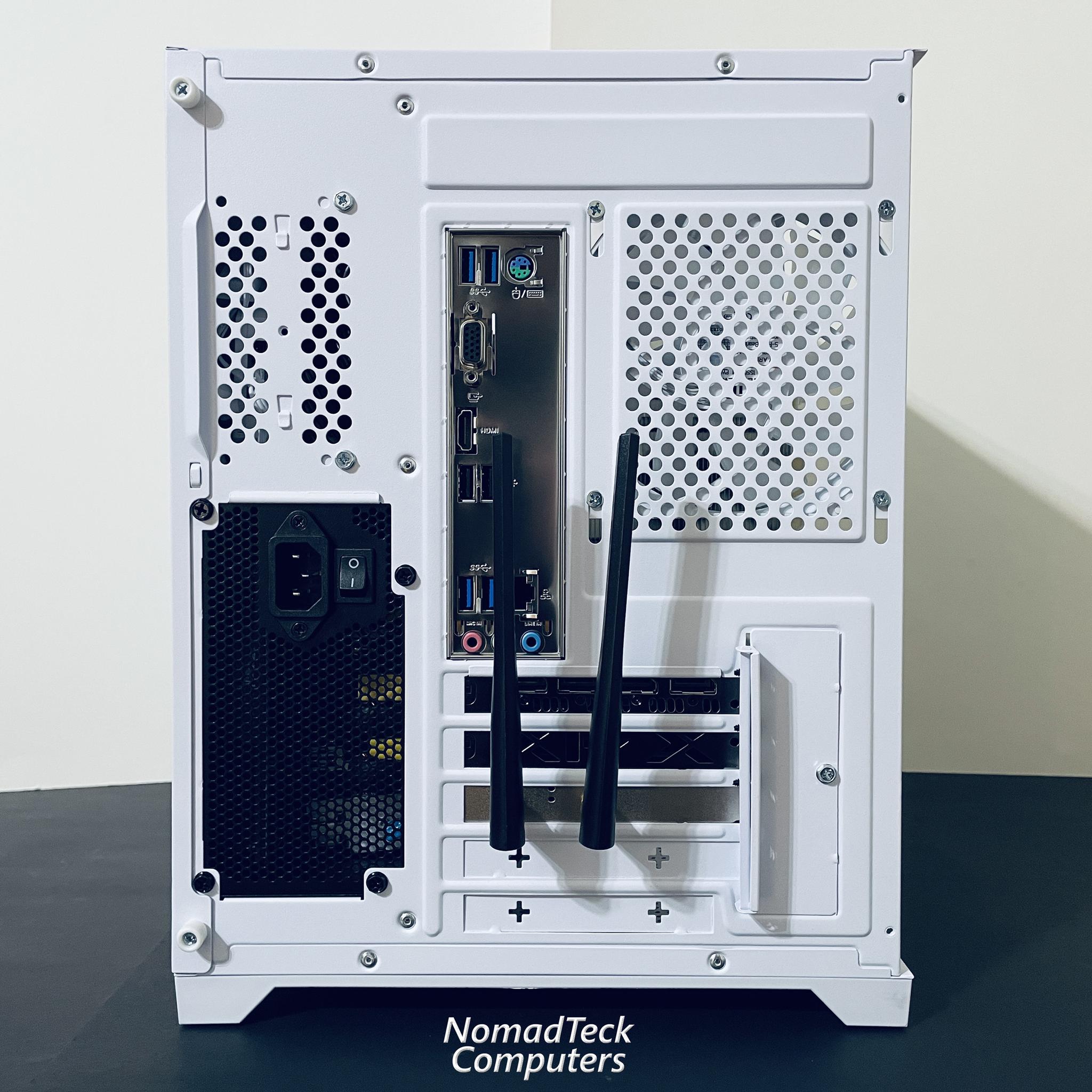 ❄️White Gaming PC w RGB - Ryzen 5 4500 ● 16GB RAM ● 1TB SSD - RX 6600 8GB ● Great Value 1080p