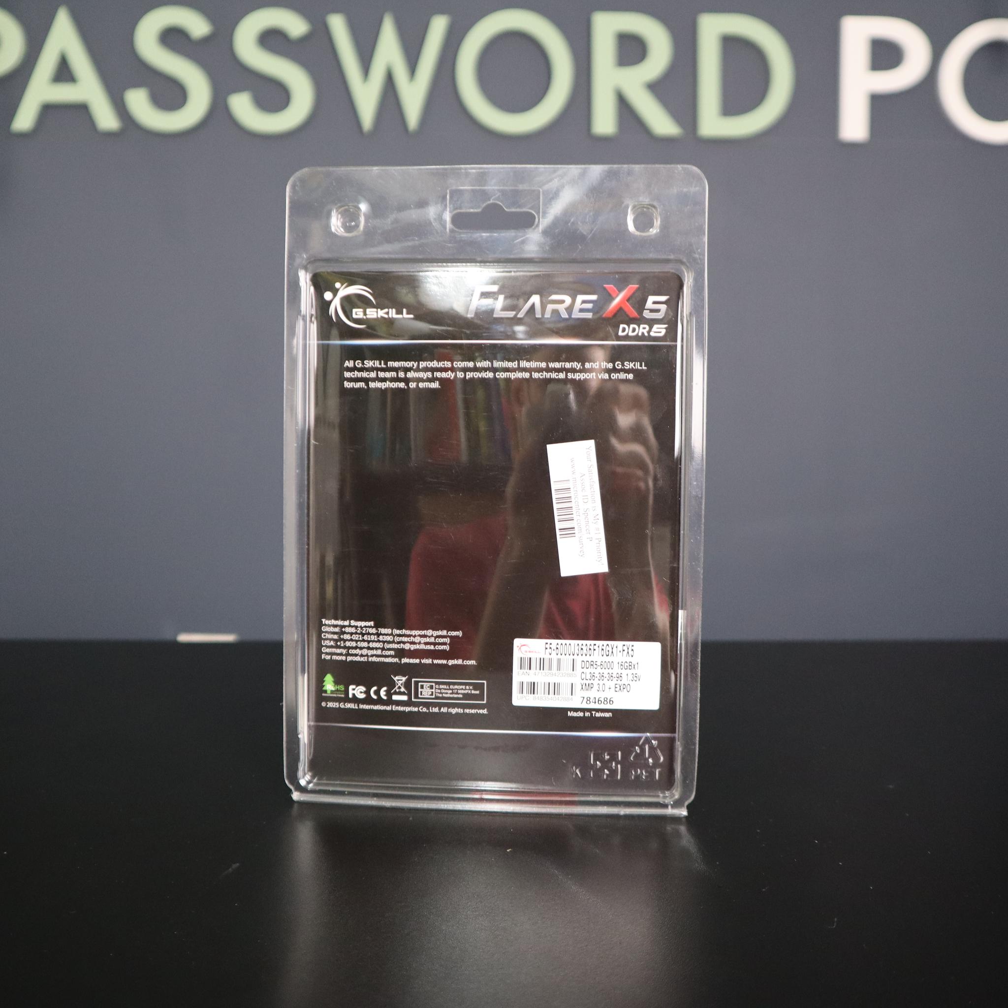 G.Skill FlareX5 DDR5 16gb Ram | AMD Expo | XMP 3.0 ready | Brand-New