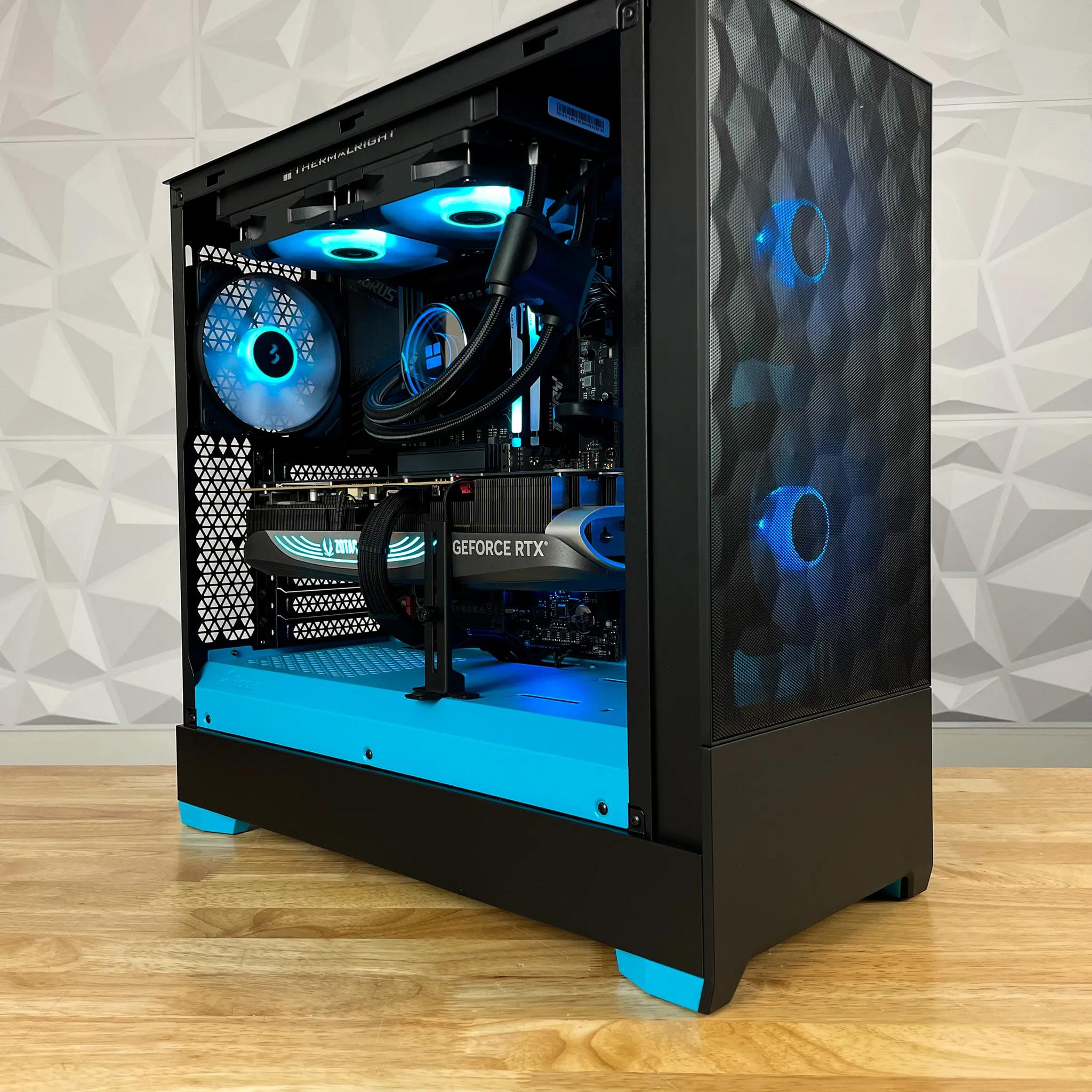 AES Cyan 12700k RTX 4080 Gaming PC