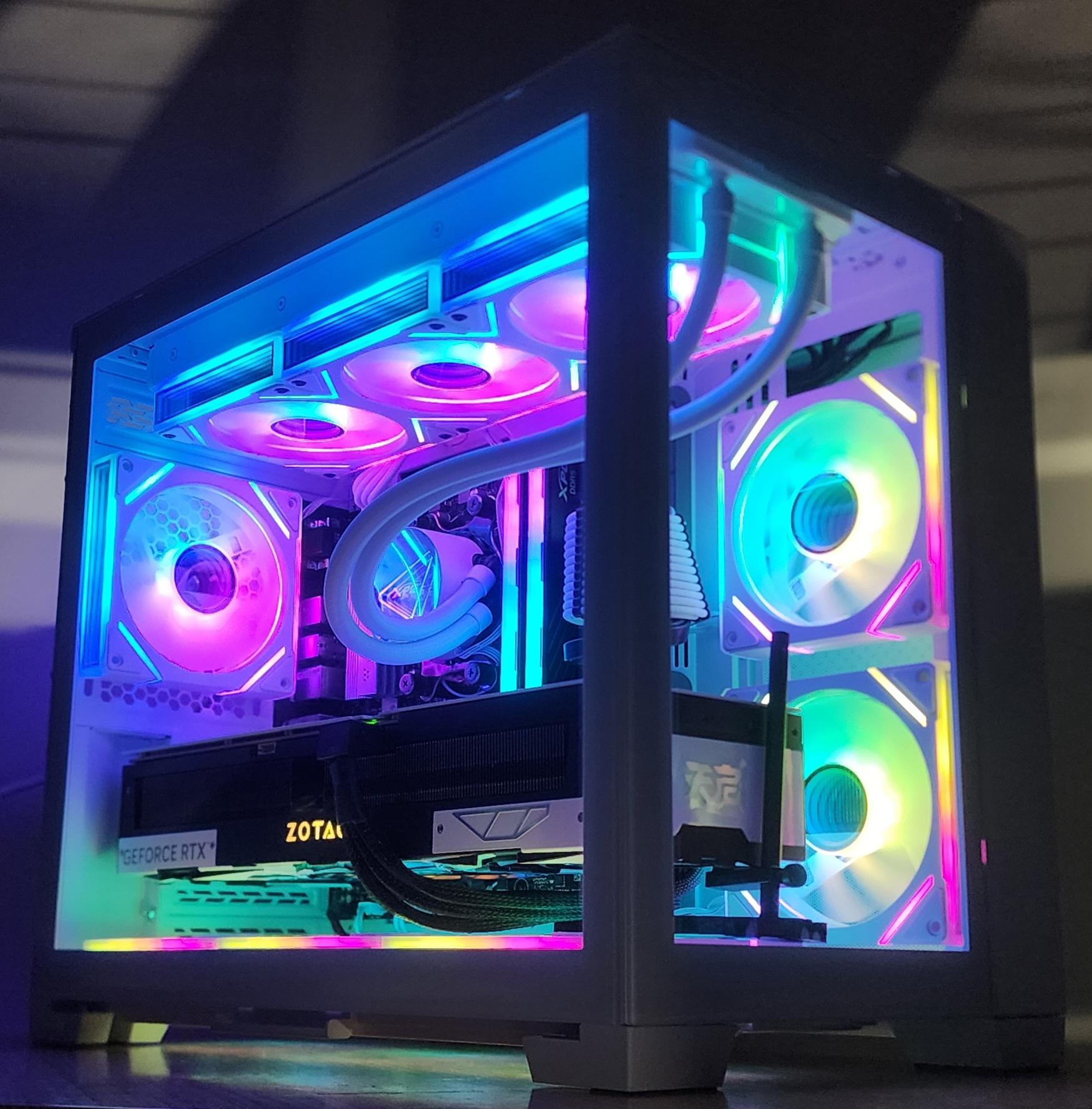 Gaming PC Ryzen 7 7800X3D 32GB RAM 2TB SSD RTX 5070 Ti 16GB Windows 11 Computer