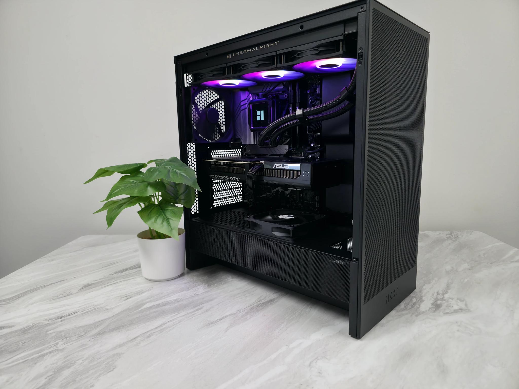 1440P Gaming PC Computer (Intel I7 14700k, RTX 5070 12 GB, 32GB DDR5 6000 MTs)