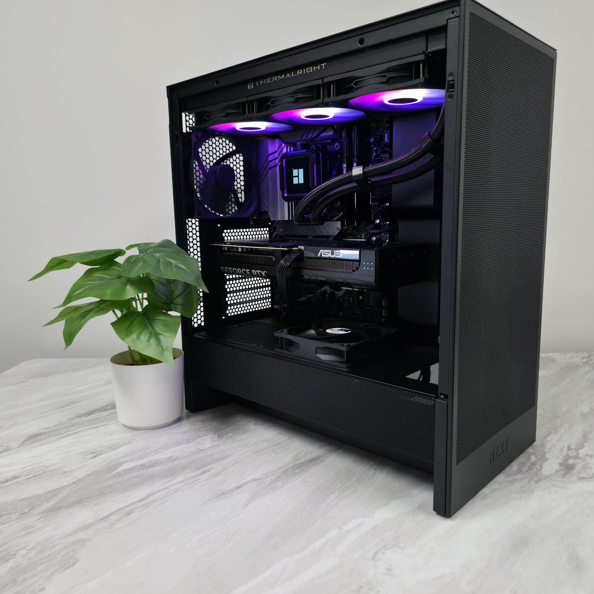1440P Gaming PC Computer (Intel I7 14700k, RTX 5070 12 GB, 32GB DDR5 6000 MTs)