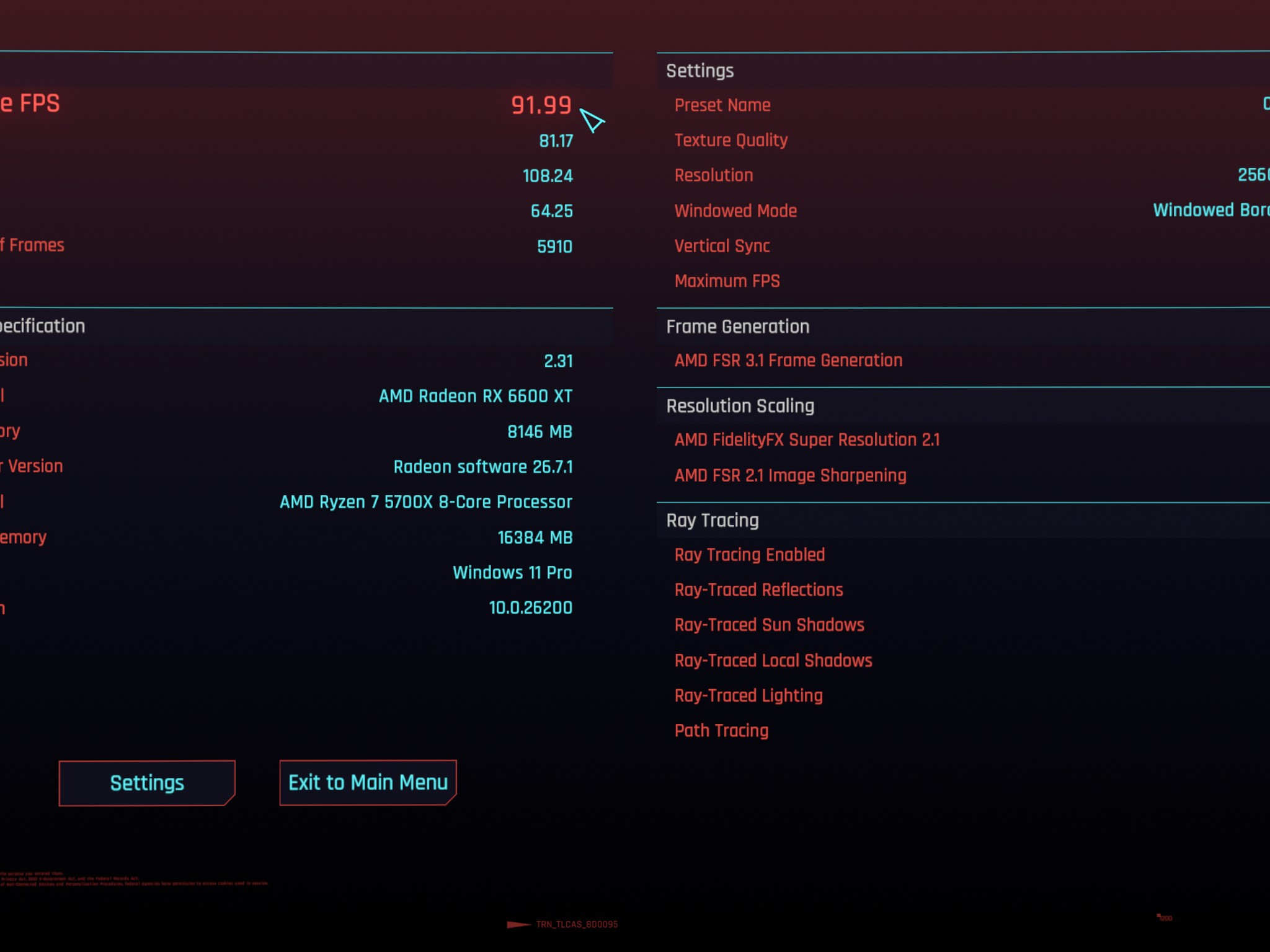 Sapphire AMD Radeon RX 6600XT 8GB Vram