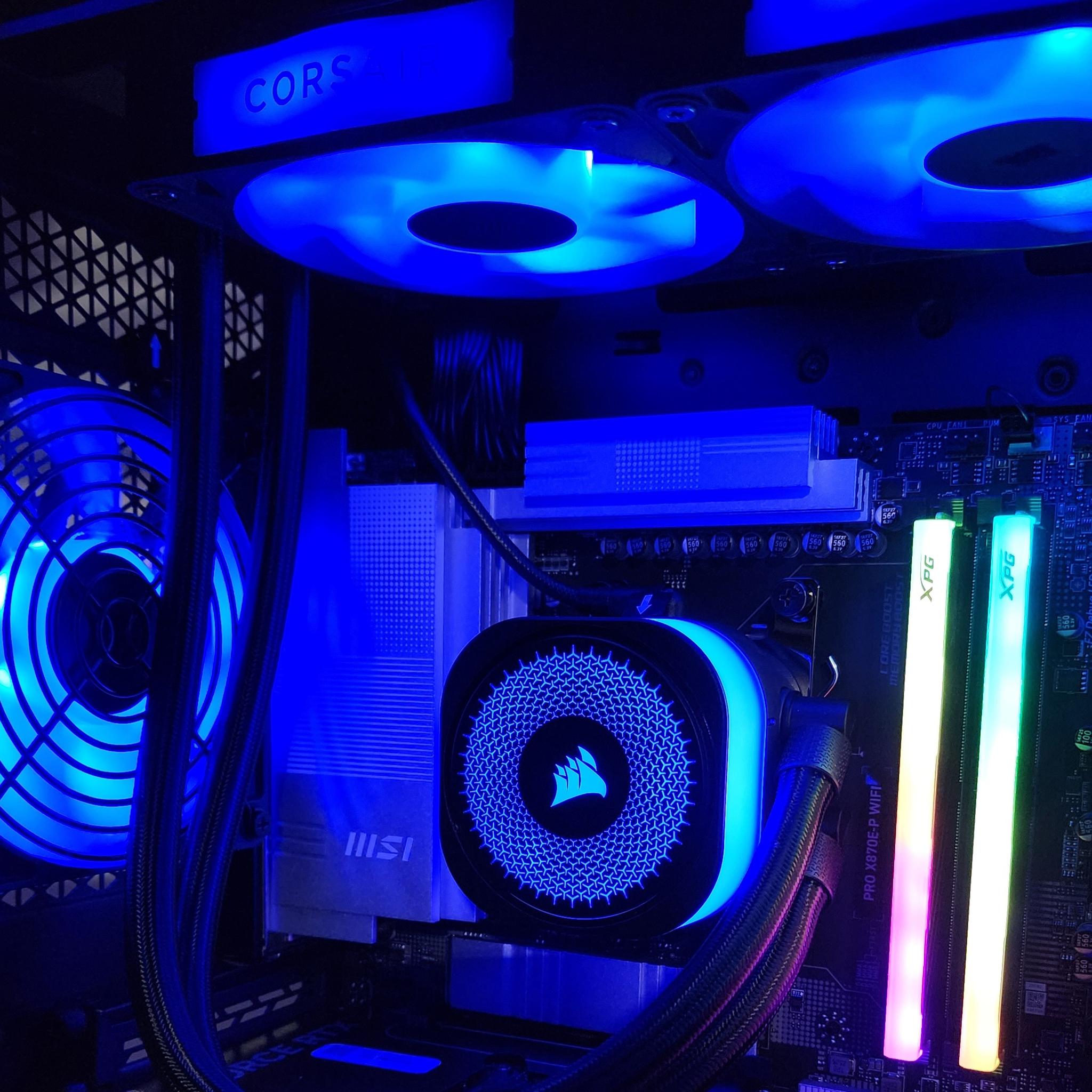 Gaming PC Ryzen 7 9800X3D 32GB RAM 2TB SSD RTX 5080 16GB Windows 11 Computer