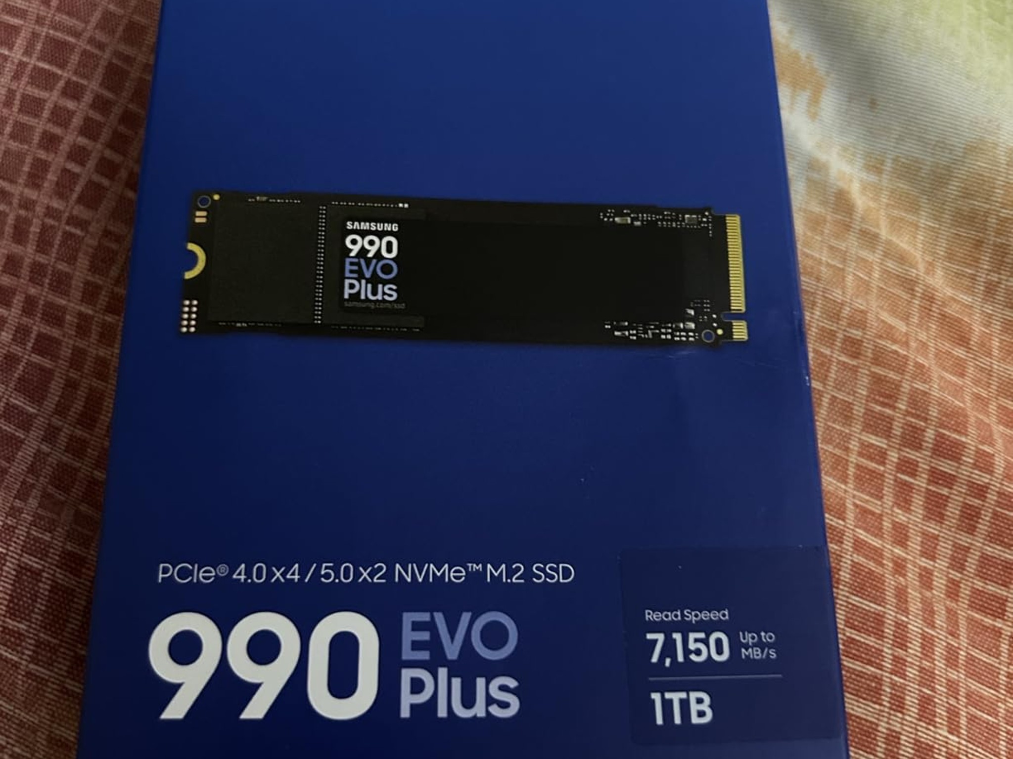 1TB Samsung 990 EVO Plus SSD, PCIe Gen 4x4, Gen 5x2 M.2 2280, Speeds Up-to 7,150 MB/s