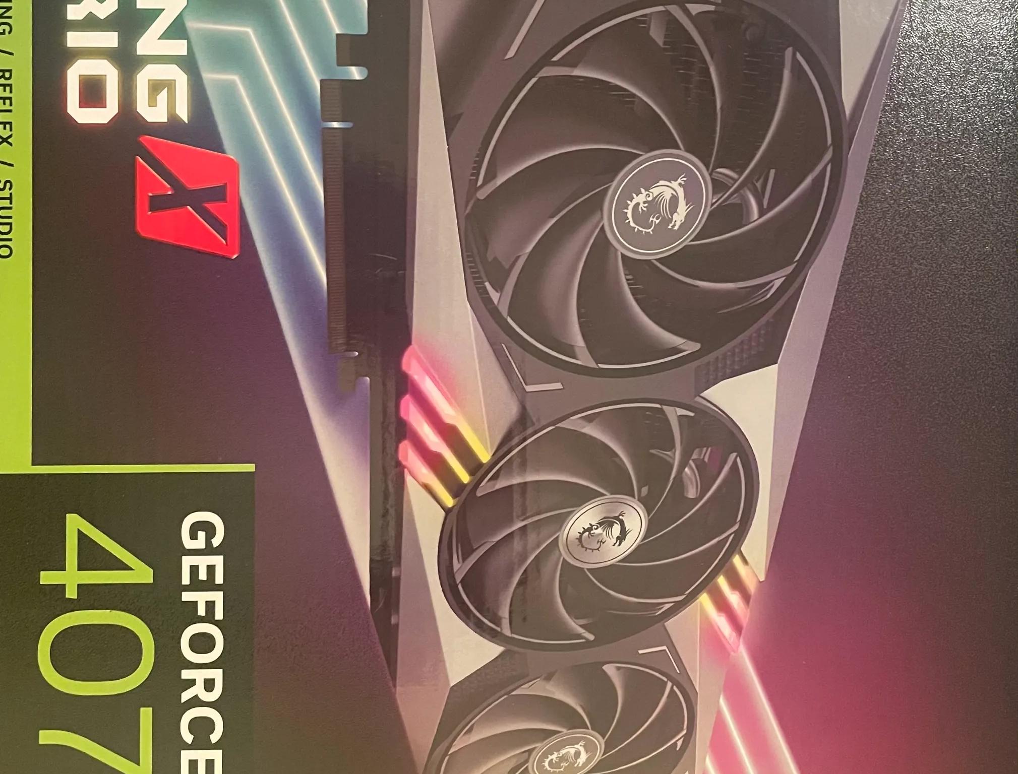 MSI GeForce RTX 4070 Ti GAMING X TRIO 12GB GDDR6X Graphics Card