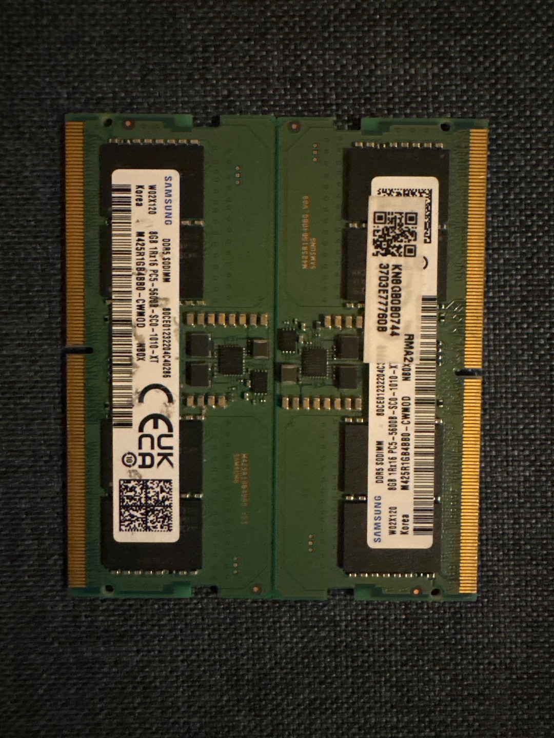 Samsung 16GB Dual-Channel Kit (2x 8GB) DDR5 5600MHz PC5-44800