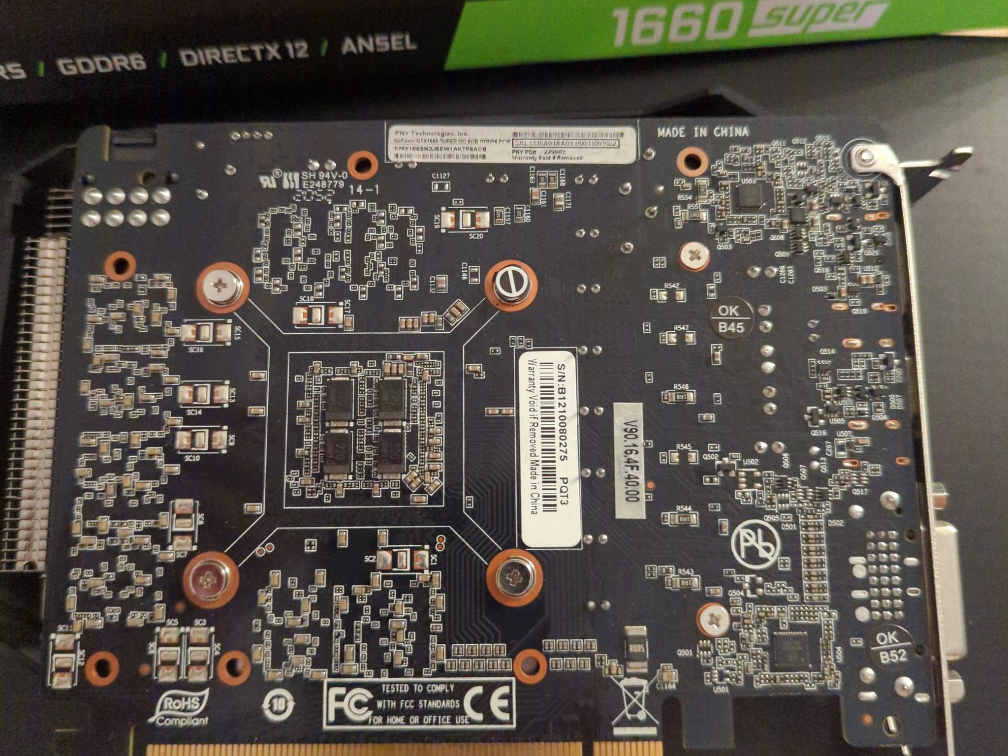Pny XLR GTX 1660 Super OC