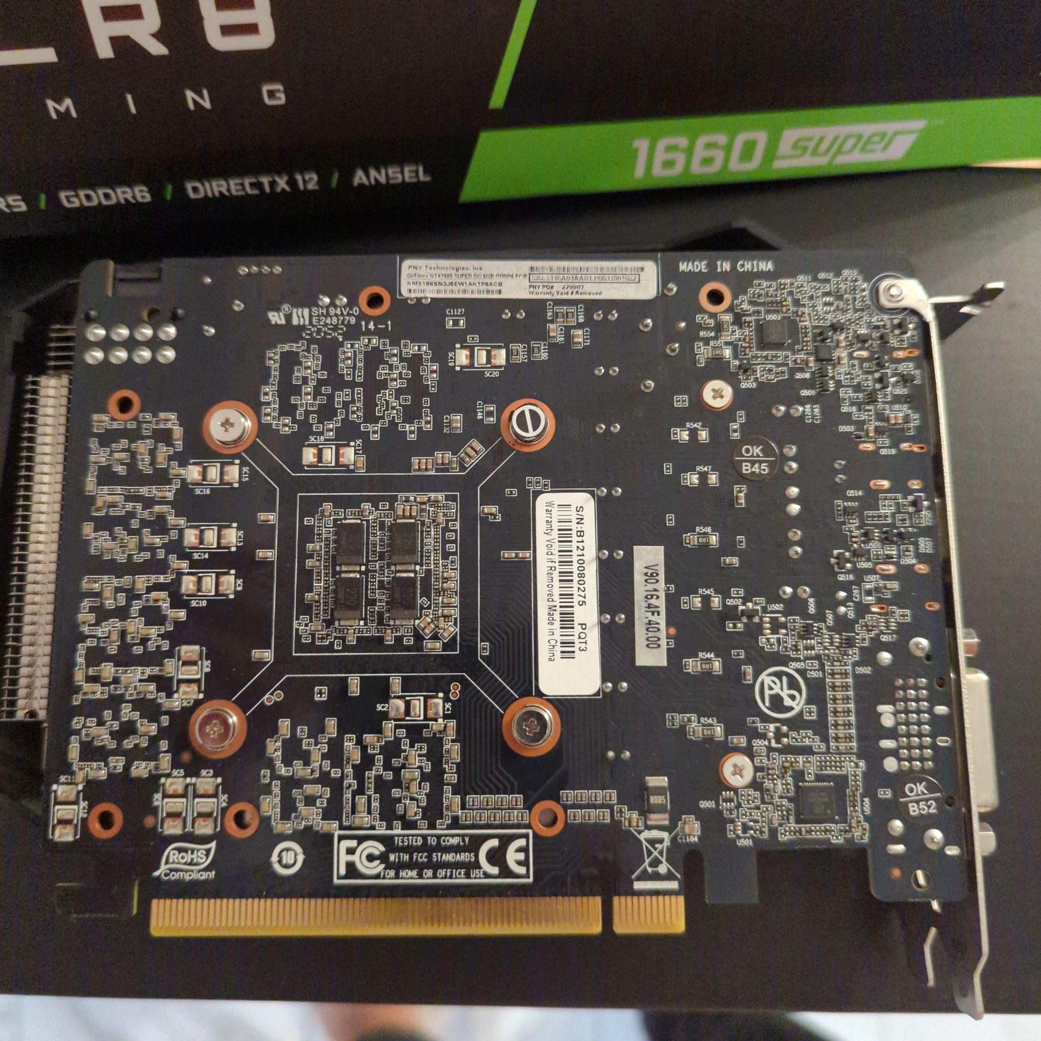 Pny XLR GTX 1660 Super OC