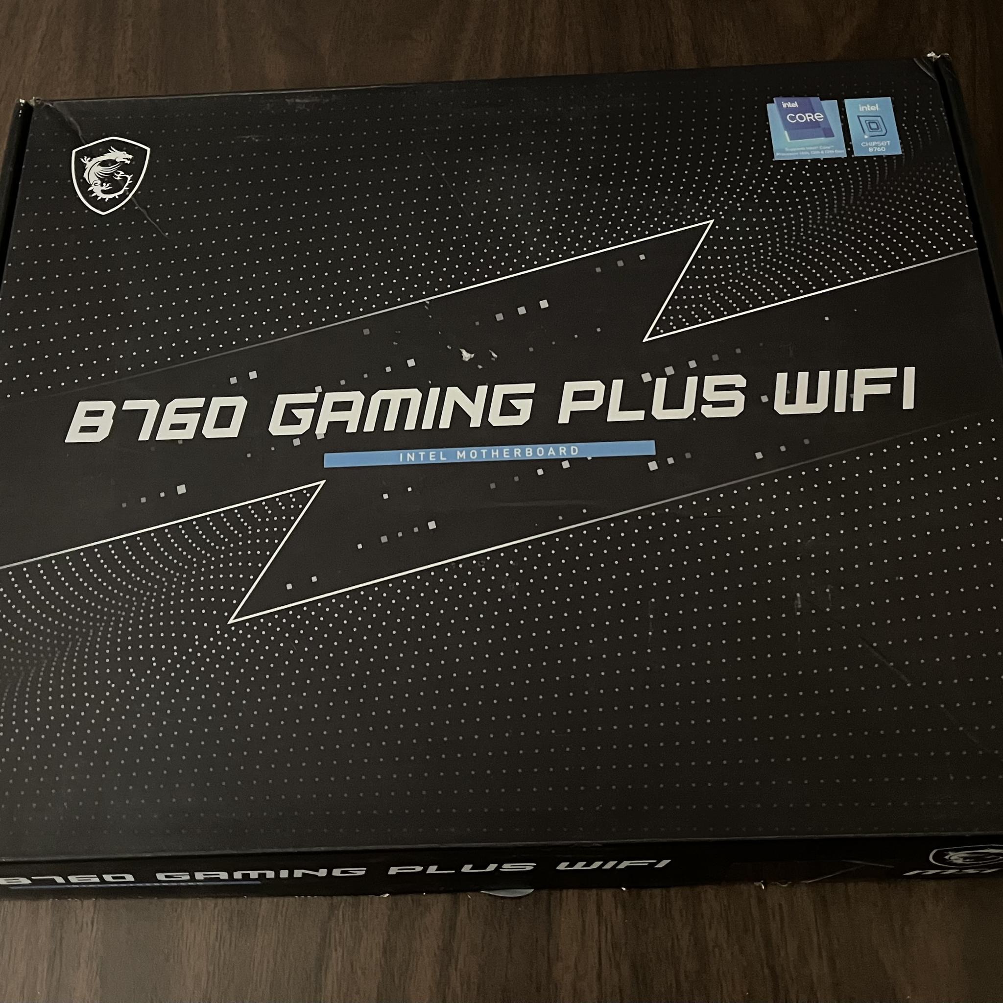 MSI B760 Gaming Plus Wi-Fi ATX Motherboard