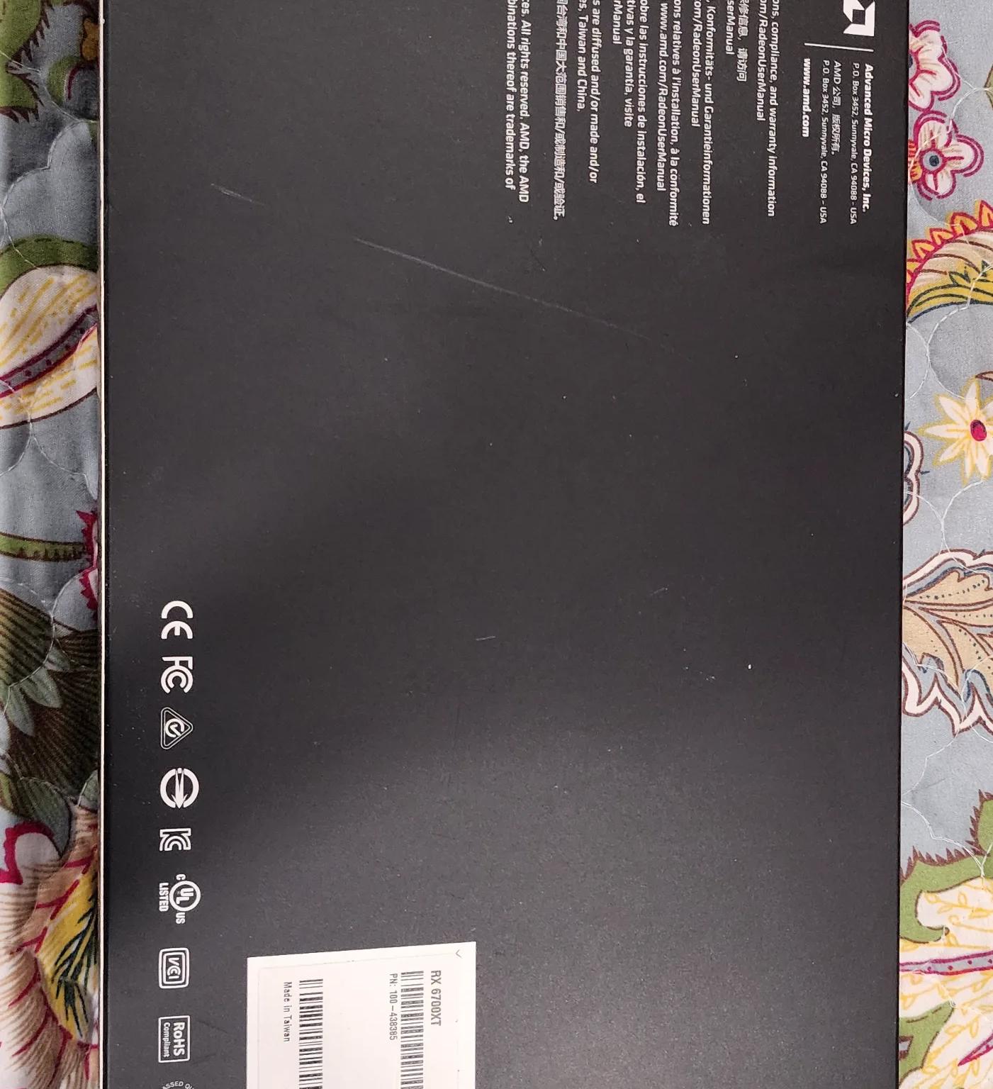 AMD Radeon RX 6700 XT 12GB GDDR6 Graphics Card