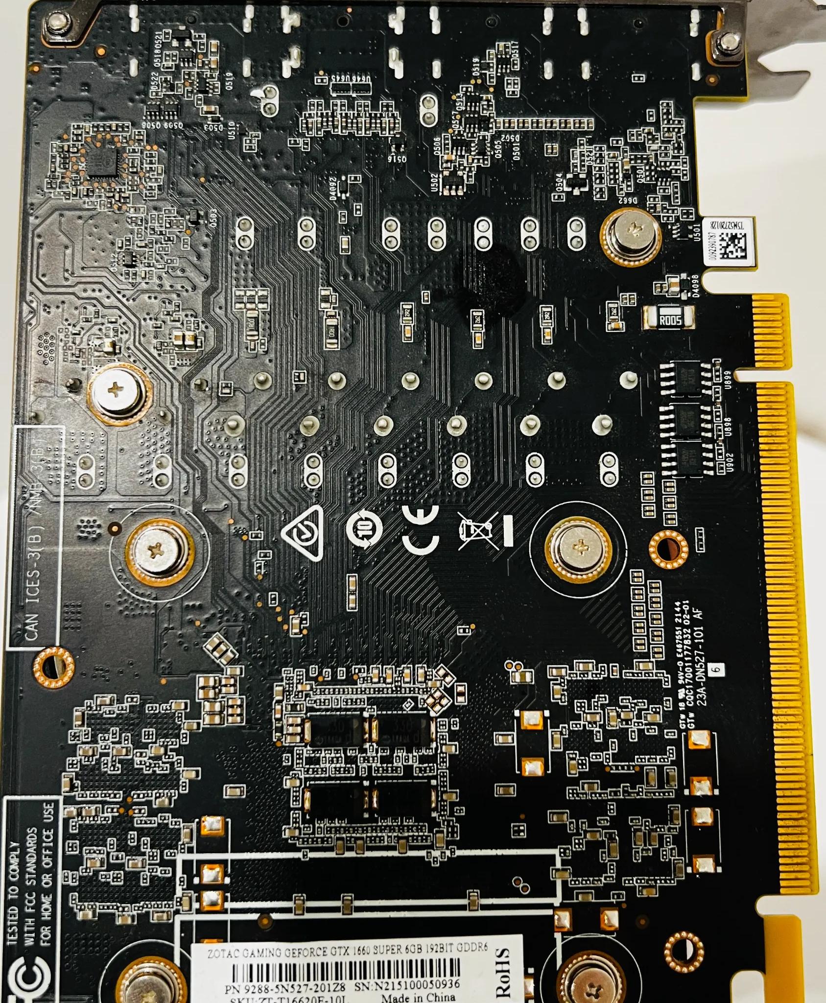 Zotac Twin Fan GTX 1660 SUPER 6 GB